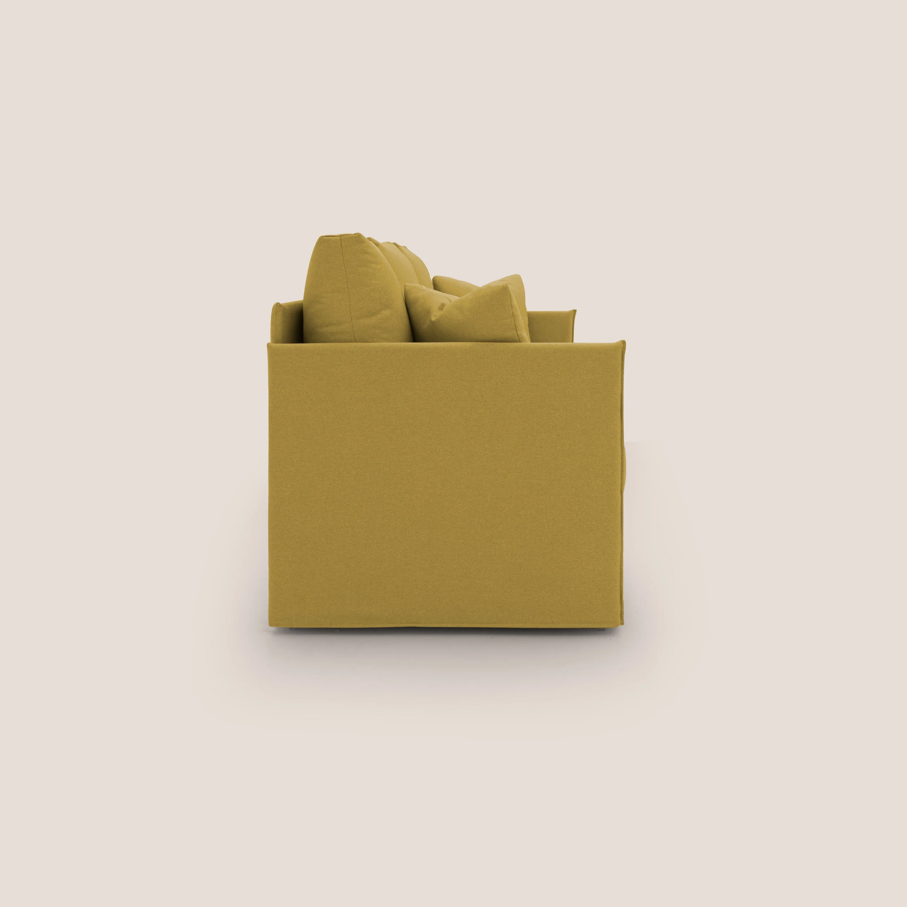 Brera Canapé duplex avec lits jumeaux et tissu effet coton imperméable T13 jaune - Image 4