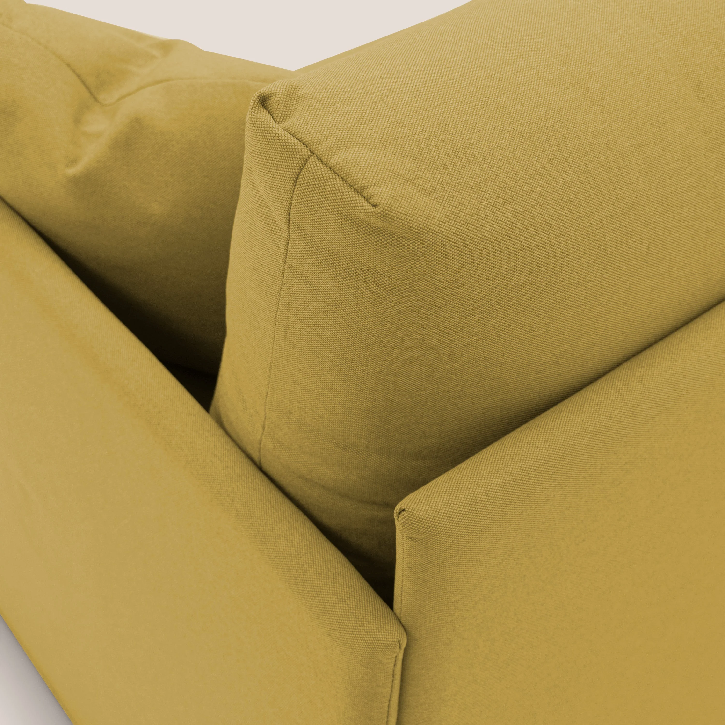Brera Canapé duplex avec lits jumeaux et tissu effet coton imperméable T13 jaune - Image 5