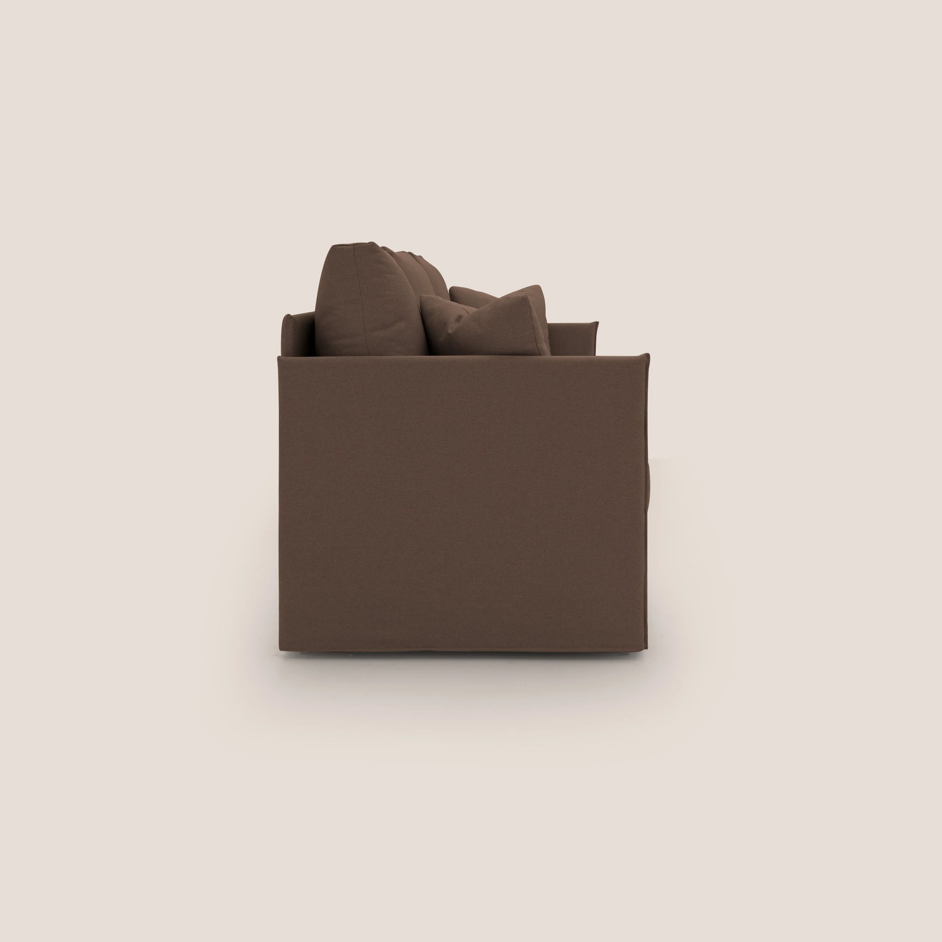 Brera Canapé duplex avec lits jumeaux et tissu effet coton imperméable T13 marron - Image 4