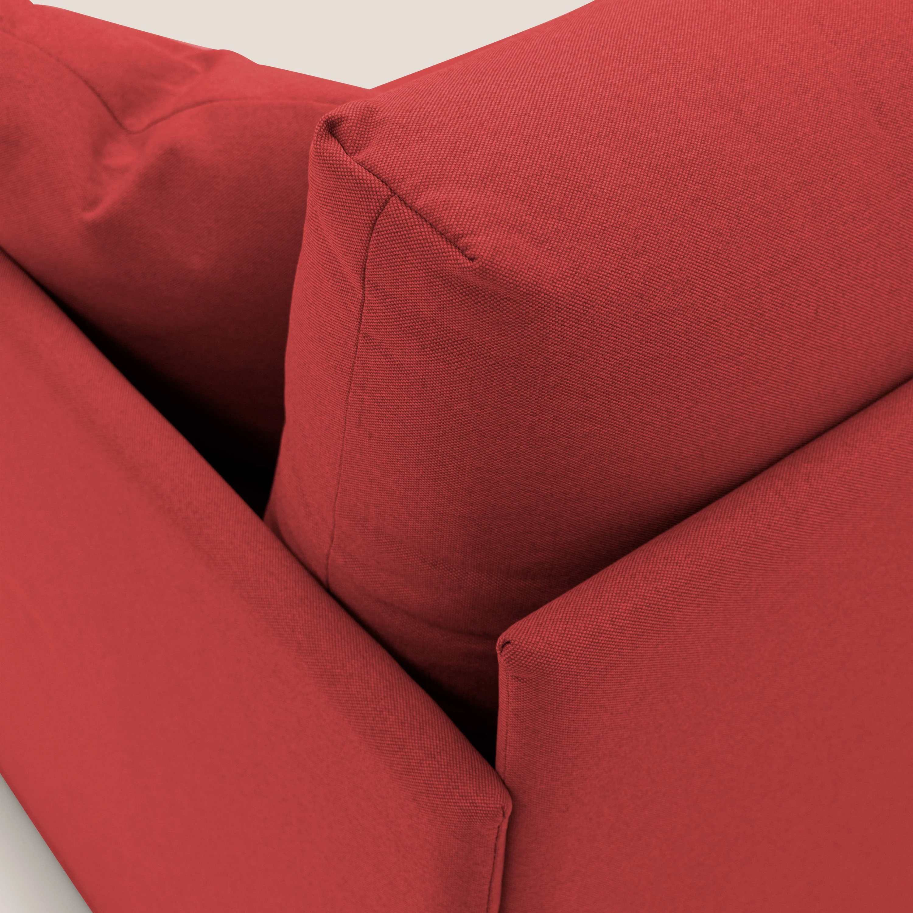 Brera Canapé duplex avec lits jumeaux et tissu effet coton imperméable T13 rouge - Image 5