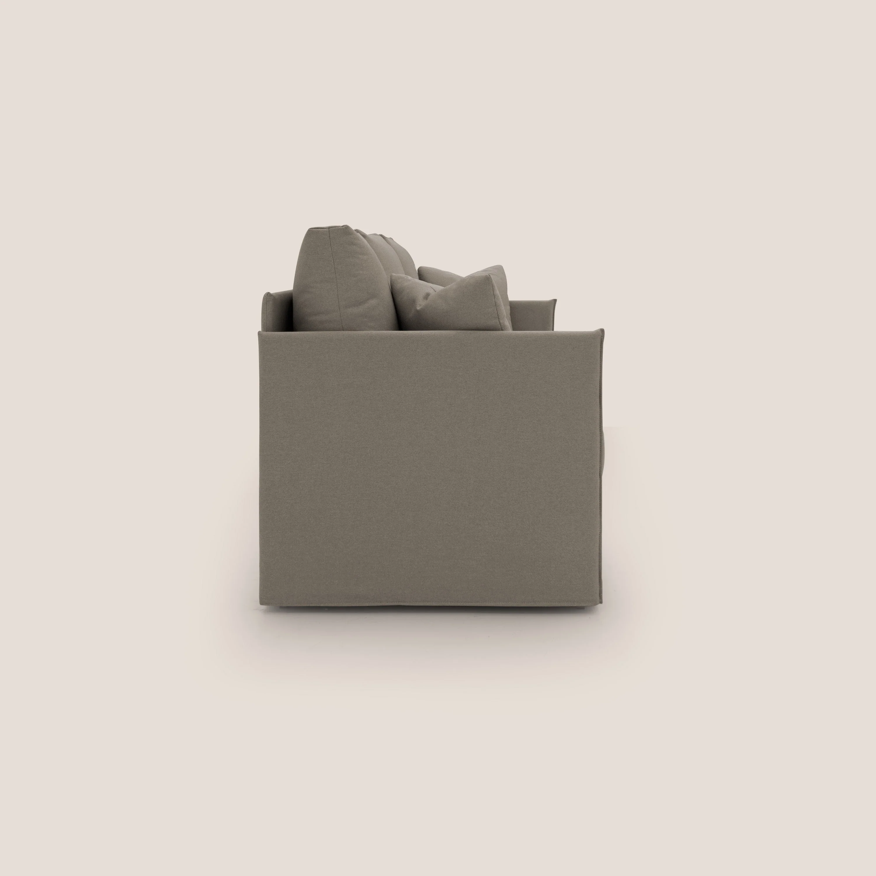 Brera Canapé duplex avec lits jumeaux et tissu effet coton imperméable T13 Taupe tortora - Image 4