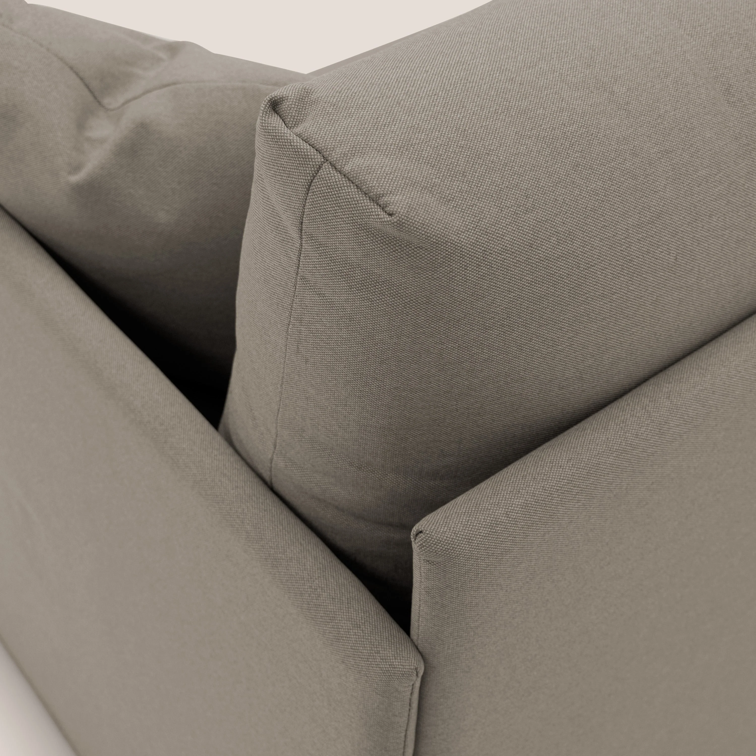Brera Canapé duplex avec lits jumeaux et tissu effet coton imperméable T13 Taupe tortora - Image 5
