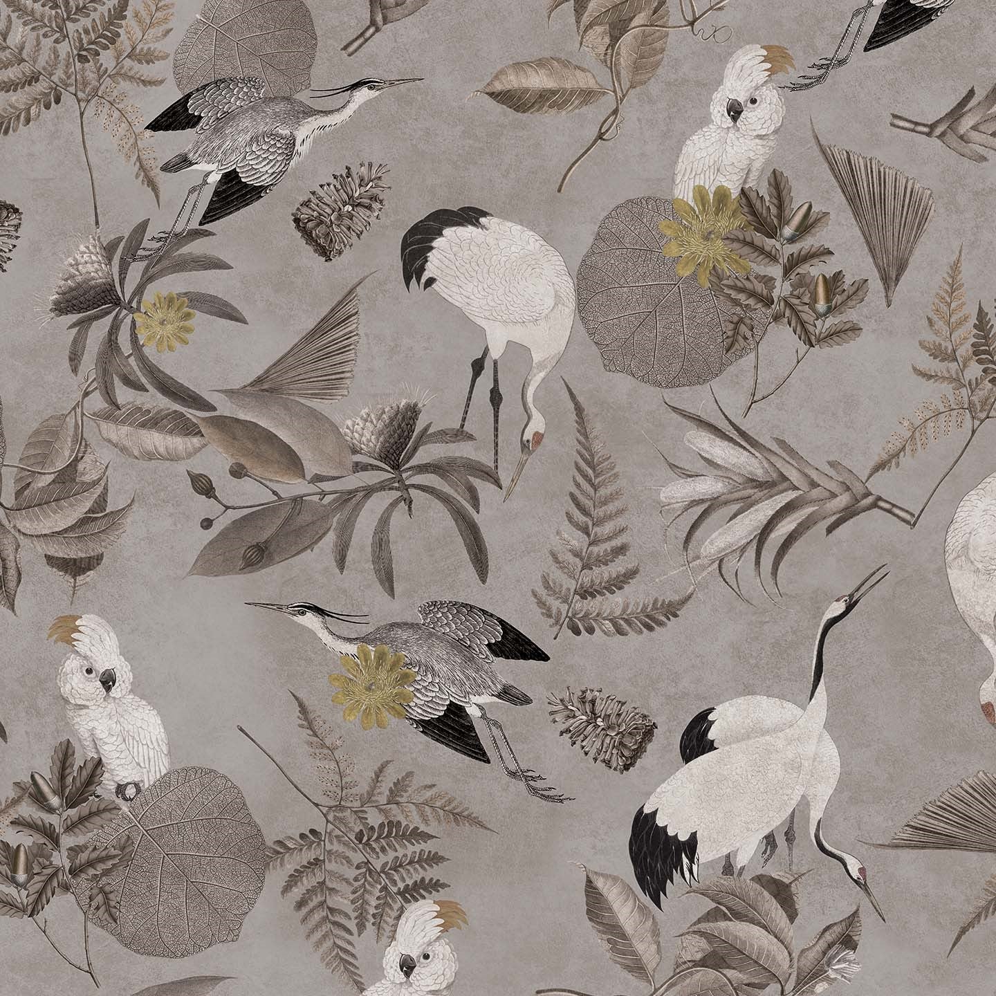 Cacadou Collection de coussins à motifs en velours imperméable gris - Image 2