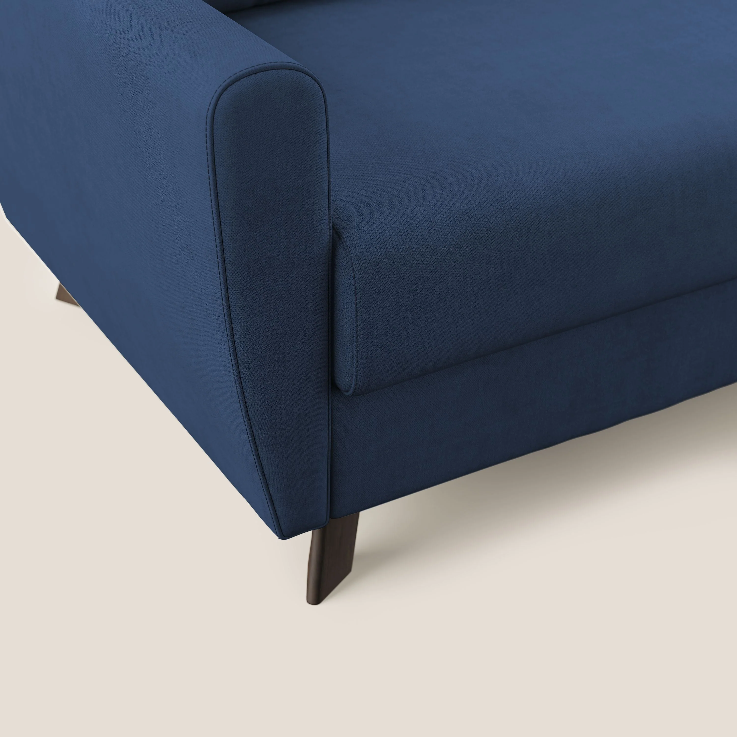 Callisto Canapé d'angle convertible en tissu doux imperméable T02 bleu - Image 8