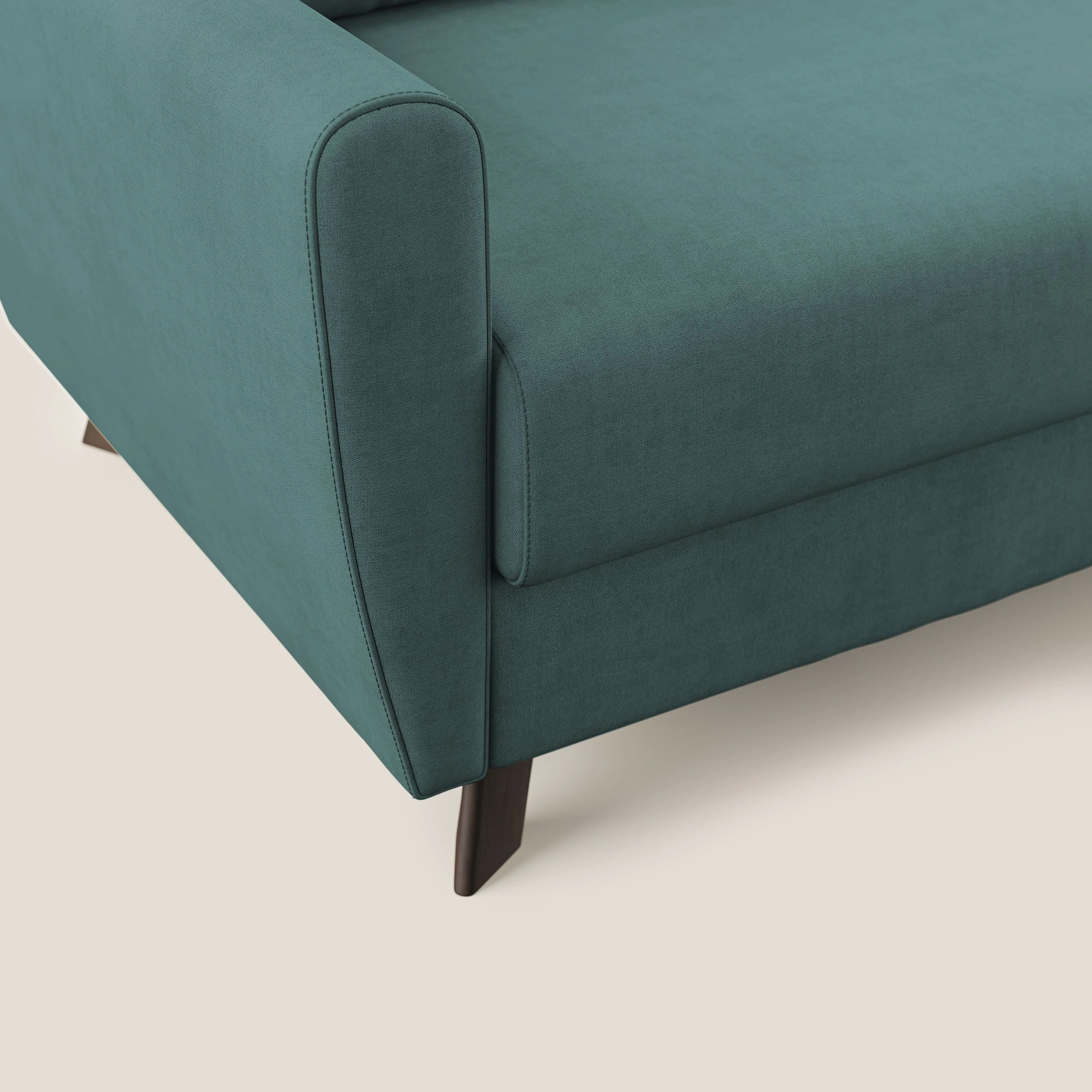 Callisto Canapé lit convertible en tissu doux imperméable T02 bleu canard - Image 6