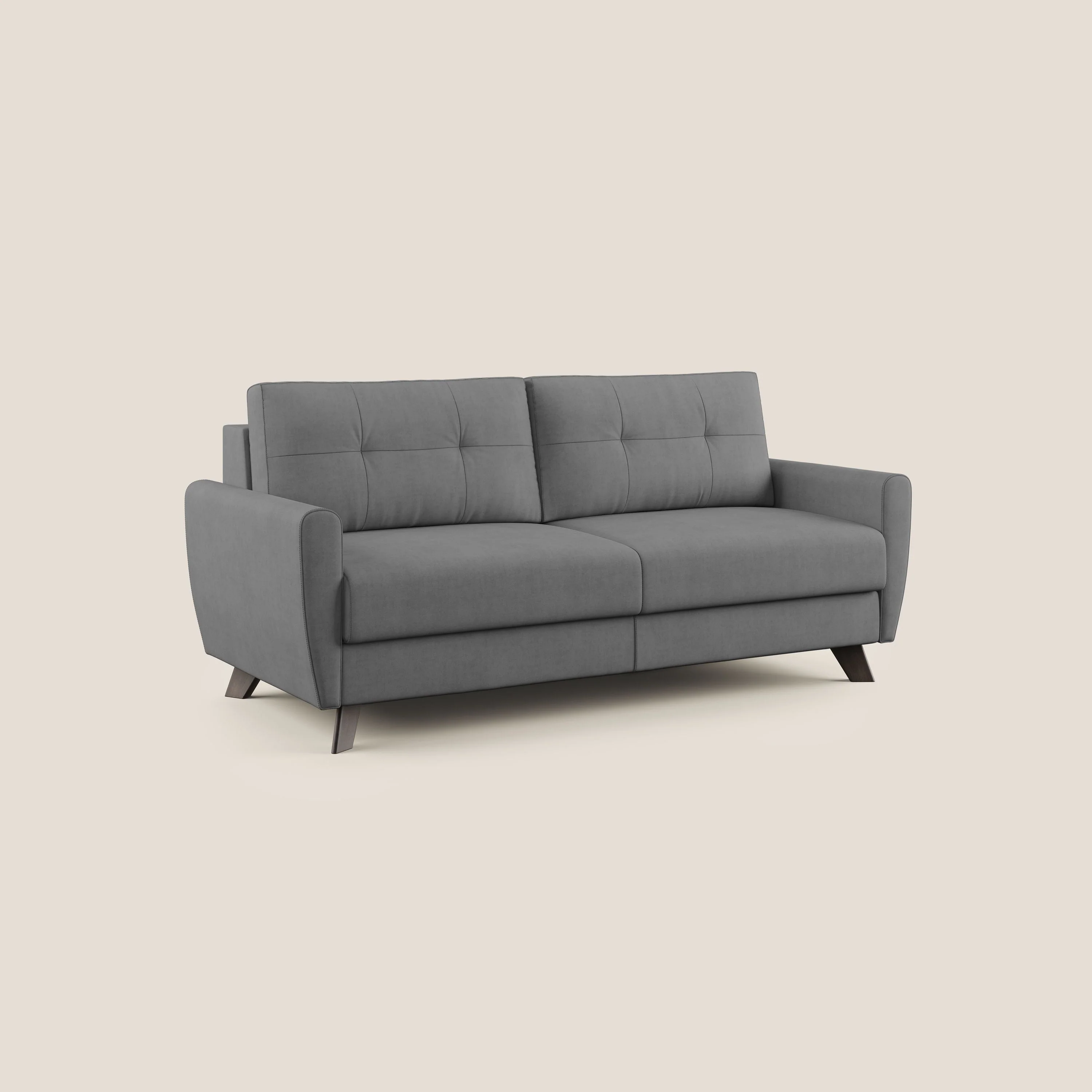 Callisto Canapé lit convertible en tissu doux imperméable T02 gris - Image 3