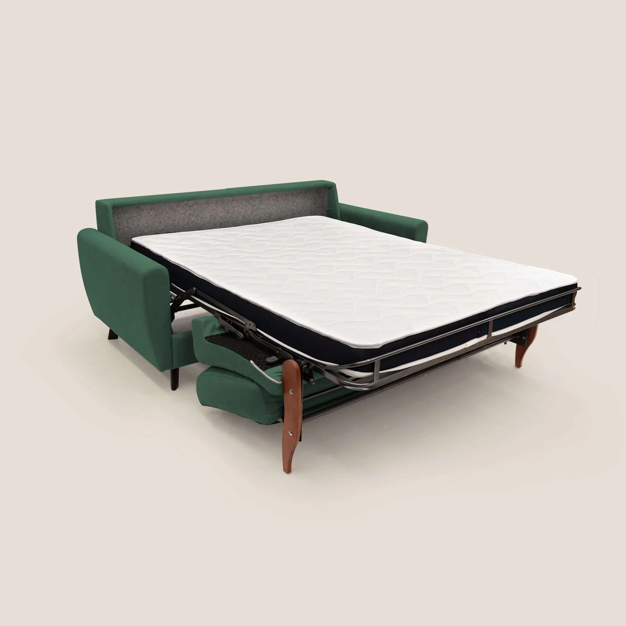 Callisto Canapé lit convertible en tissu doux imperméable T02 vert - Image 10