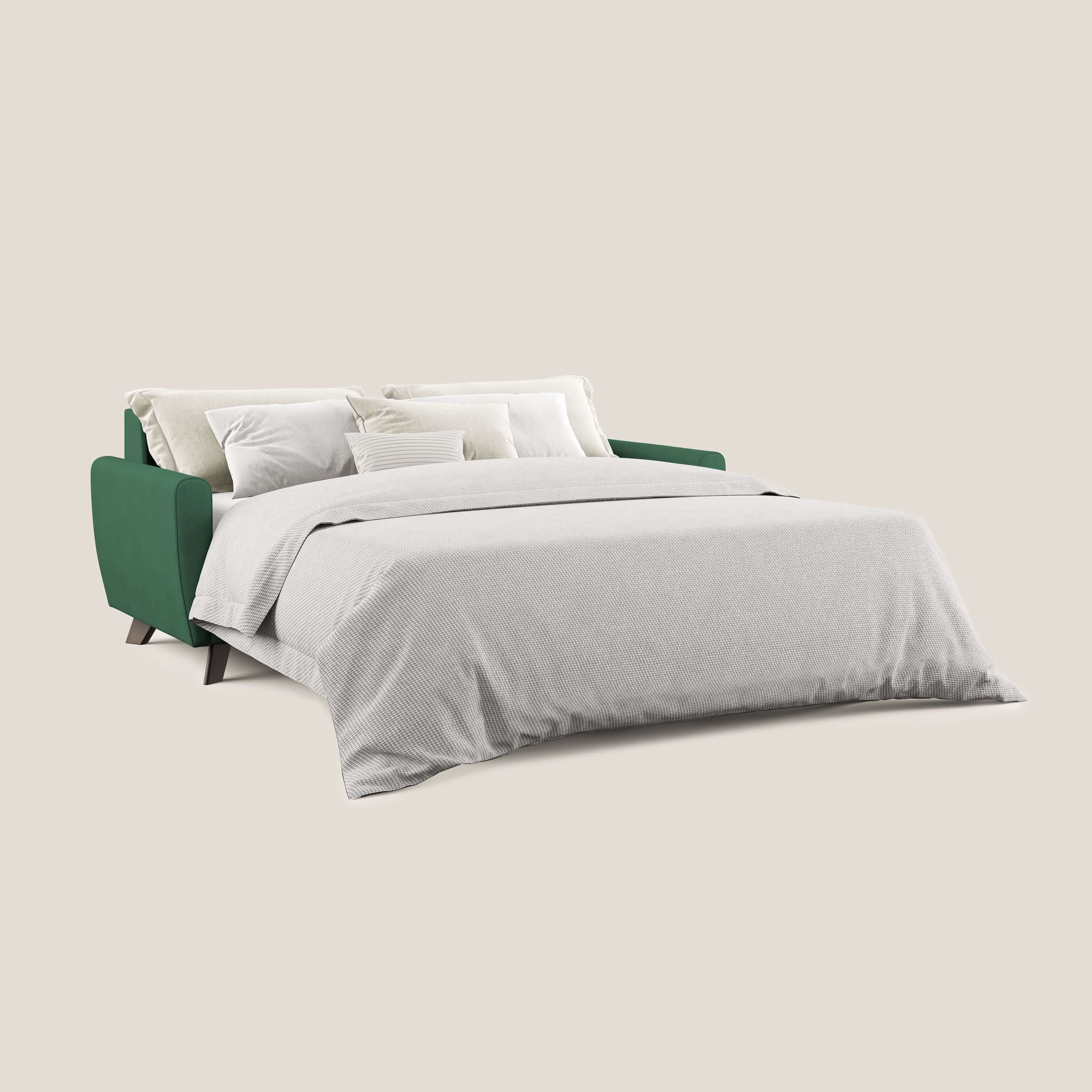 Callisto Canapé lit convertible en tissu doux imperméable T02 vert - Image 2