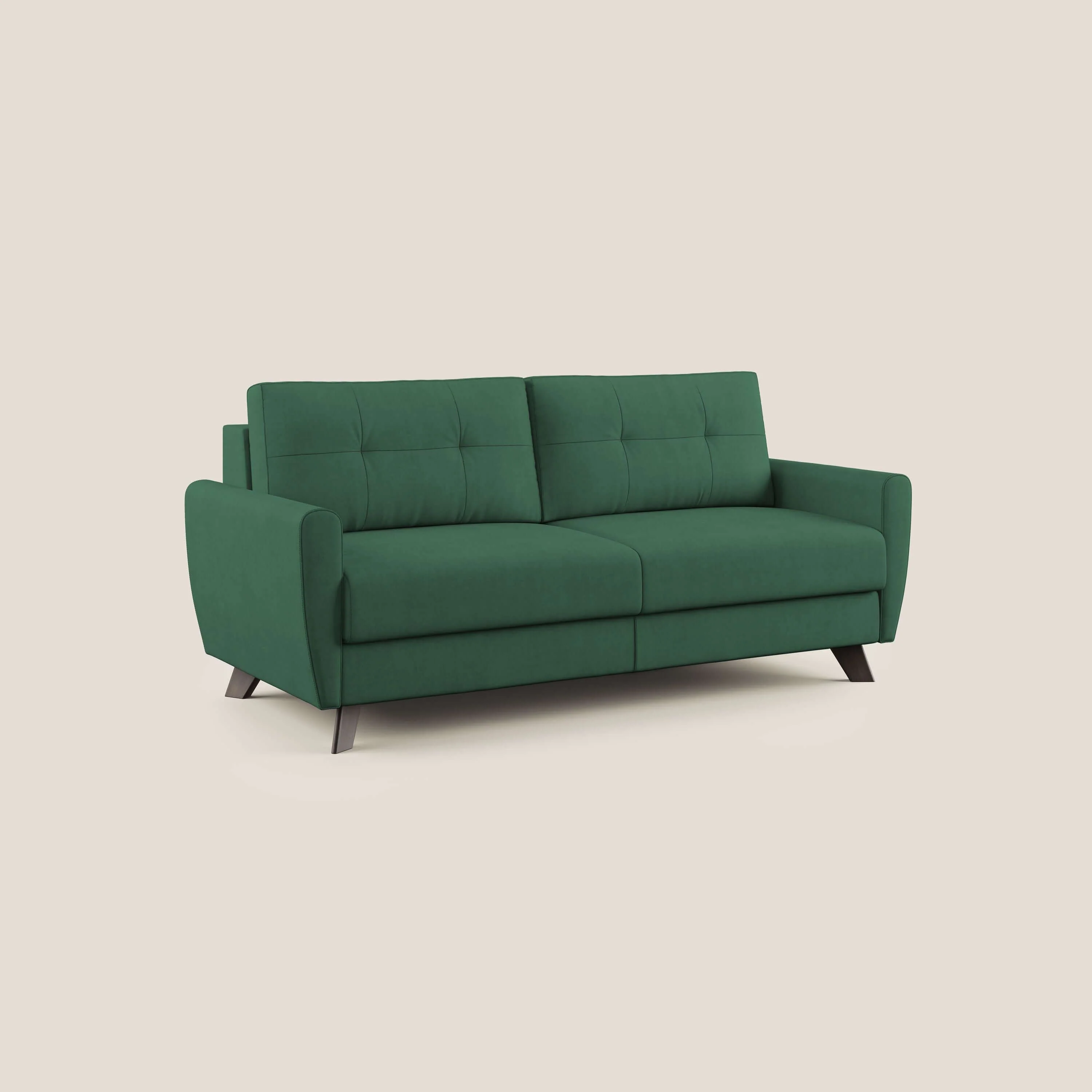 Callisto Canapé lit convertible en tissu doux imperméable T02 vert - Image 3