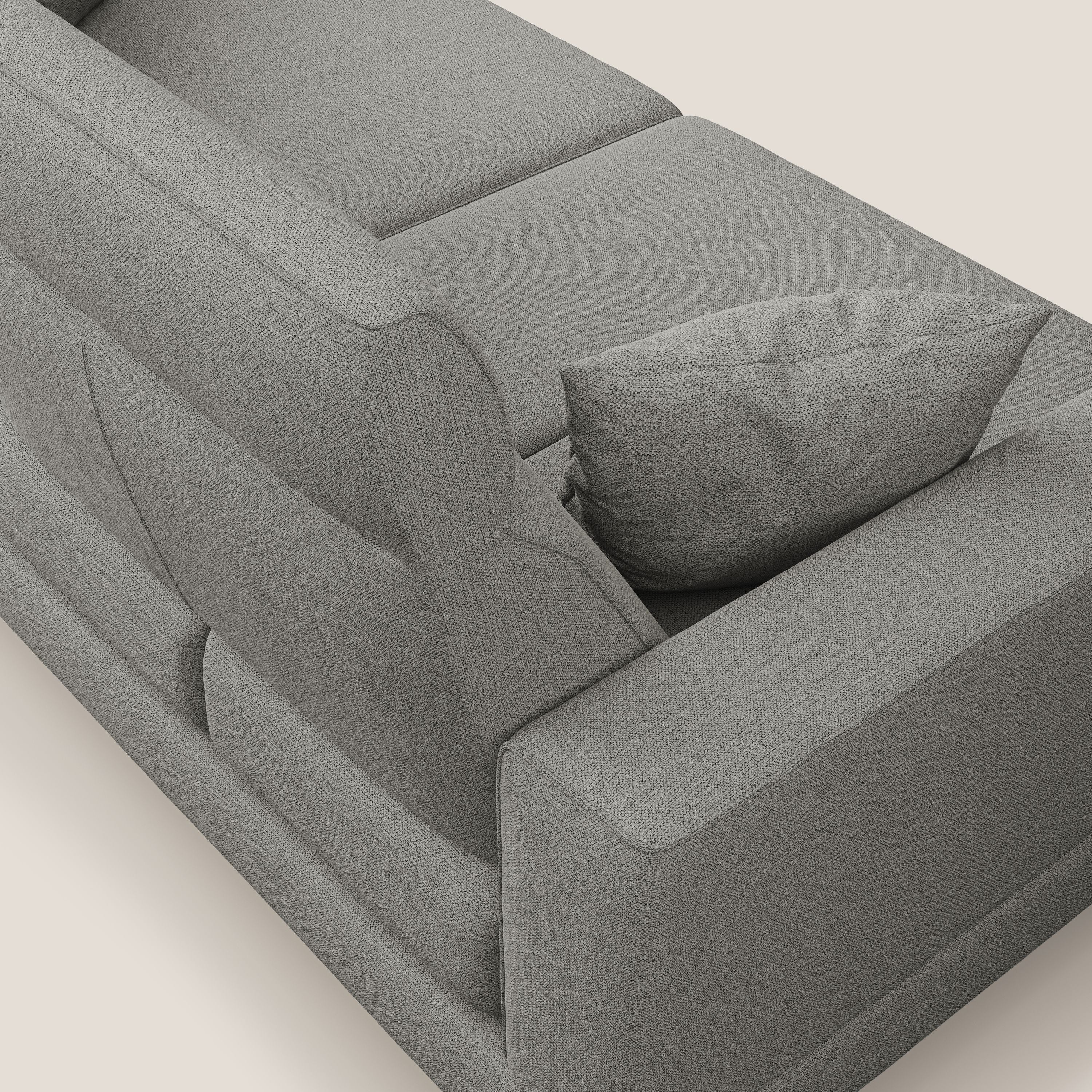Slide Divano con schienali traslanti e poggiatesta in tessuto simil cotone impermeabile T19 beige - Image 10