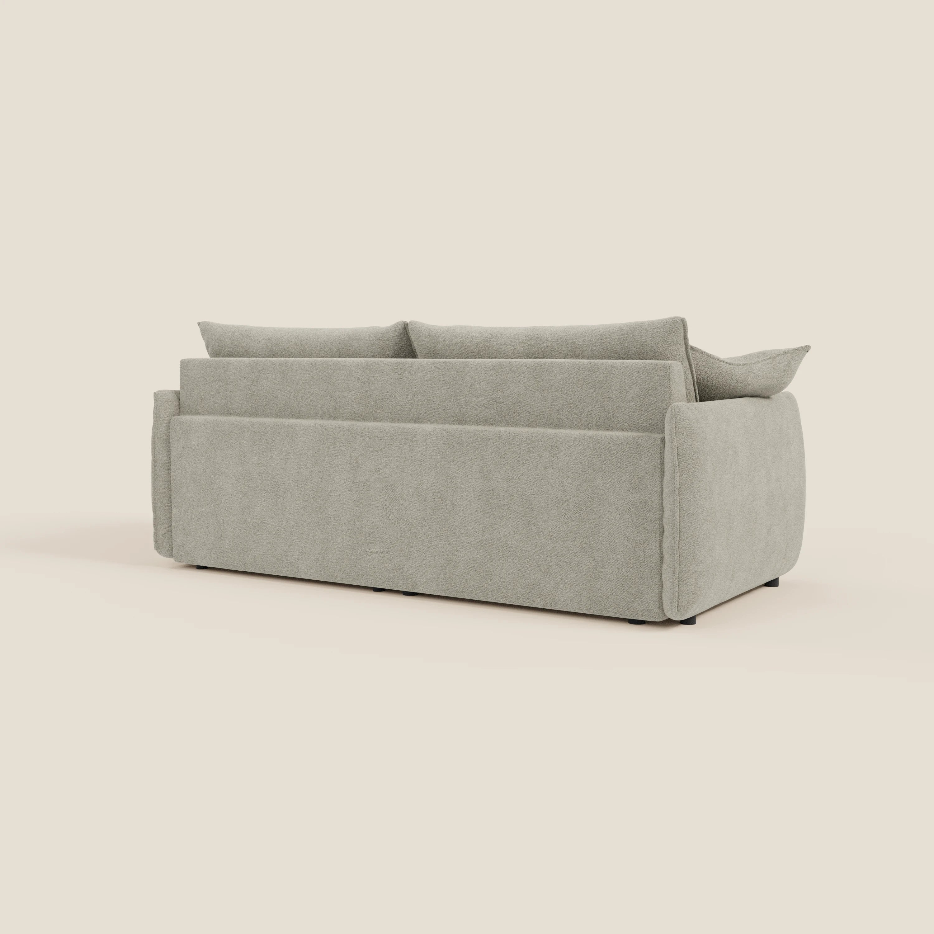 Flexar Canapé  avec assises coulissantes et dossier en duvet en bouclette douce et imperméable T07 Beige - Image 7