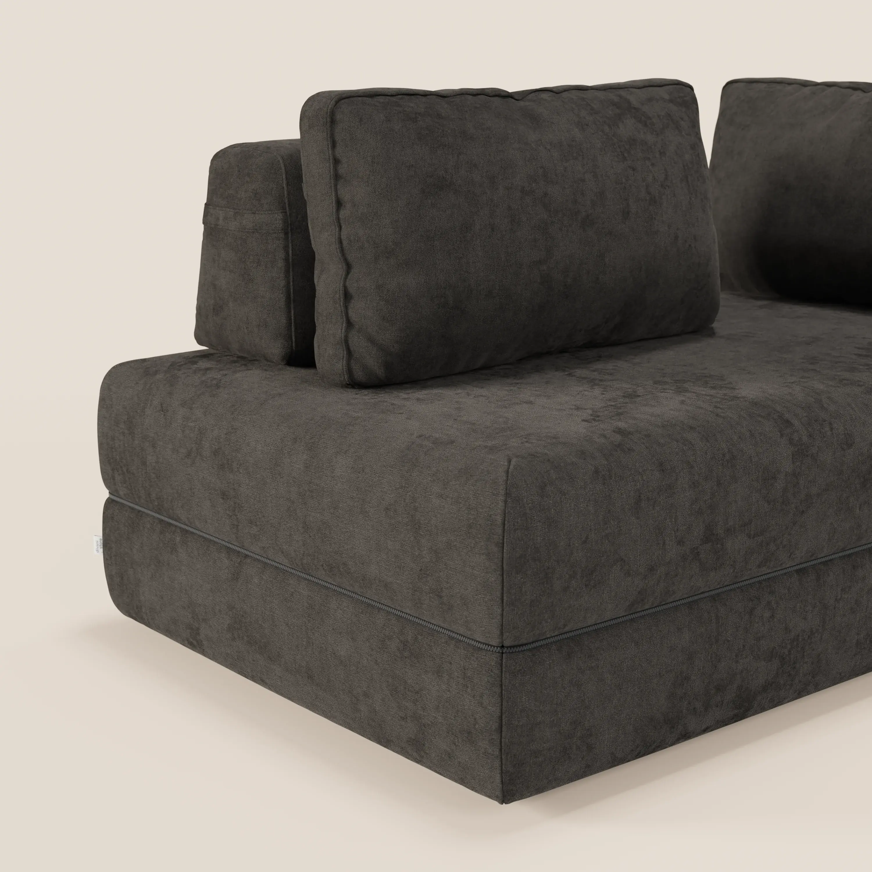 Rift Canapé-lit double à 2 et 3 places avec dossiers amovibles - matelas de 22 cm d'épaisseur en mousse à mémoire de forme T31 - Image 110