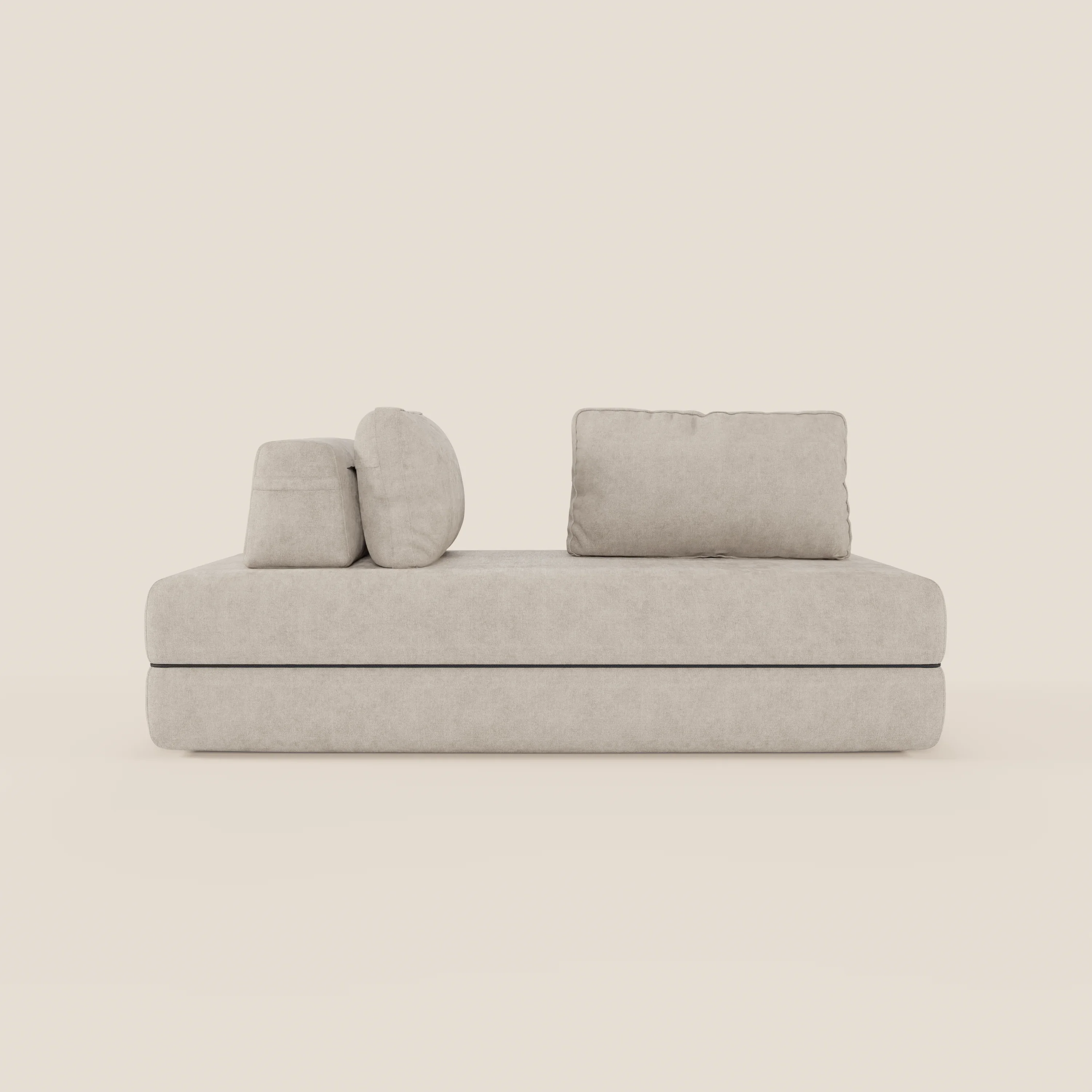 Rift Canapé-lit double à 2 et 3 places avec dossiers amovibles - matelas de 22 cm d'épaisseur en mousse à mémoire de forme T31 - Image 127