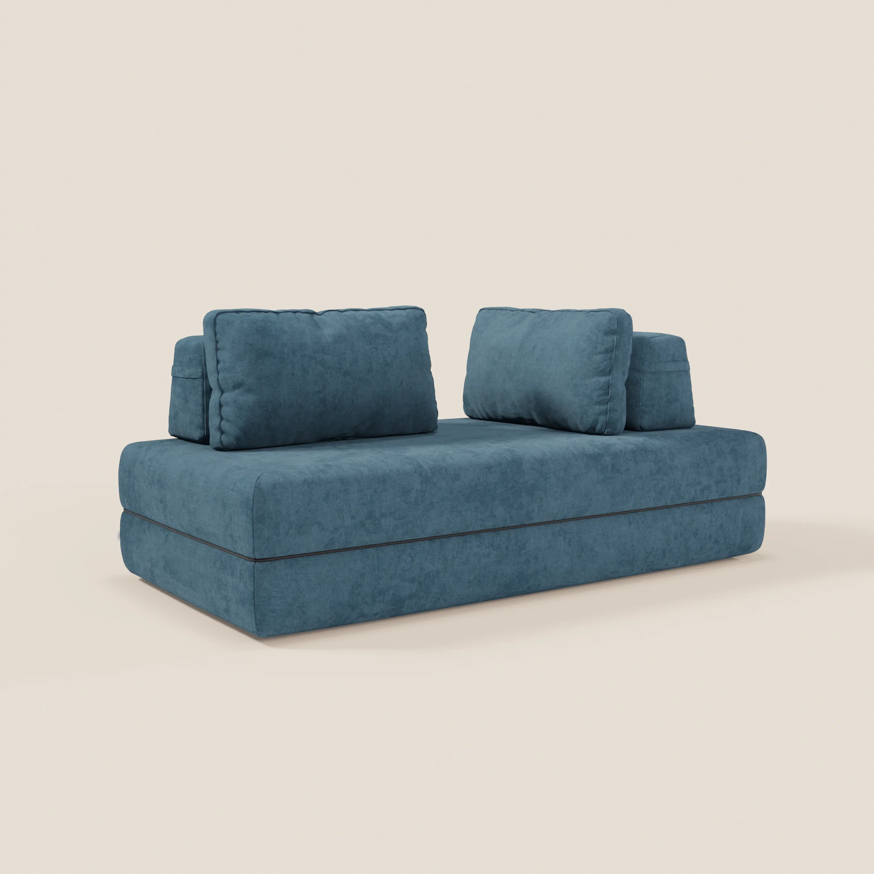 Rift Canapé-lit double à 2 et 3 places avec dossiers amovibles - matelas de 22 cm d'épaisseur en mousse à mémoire de forme T31 - Image 139