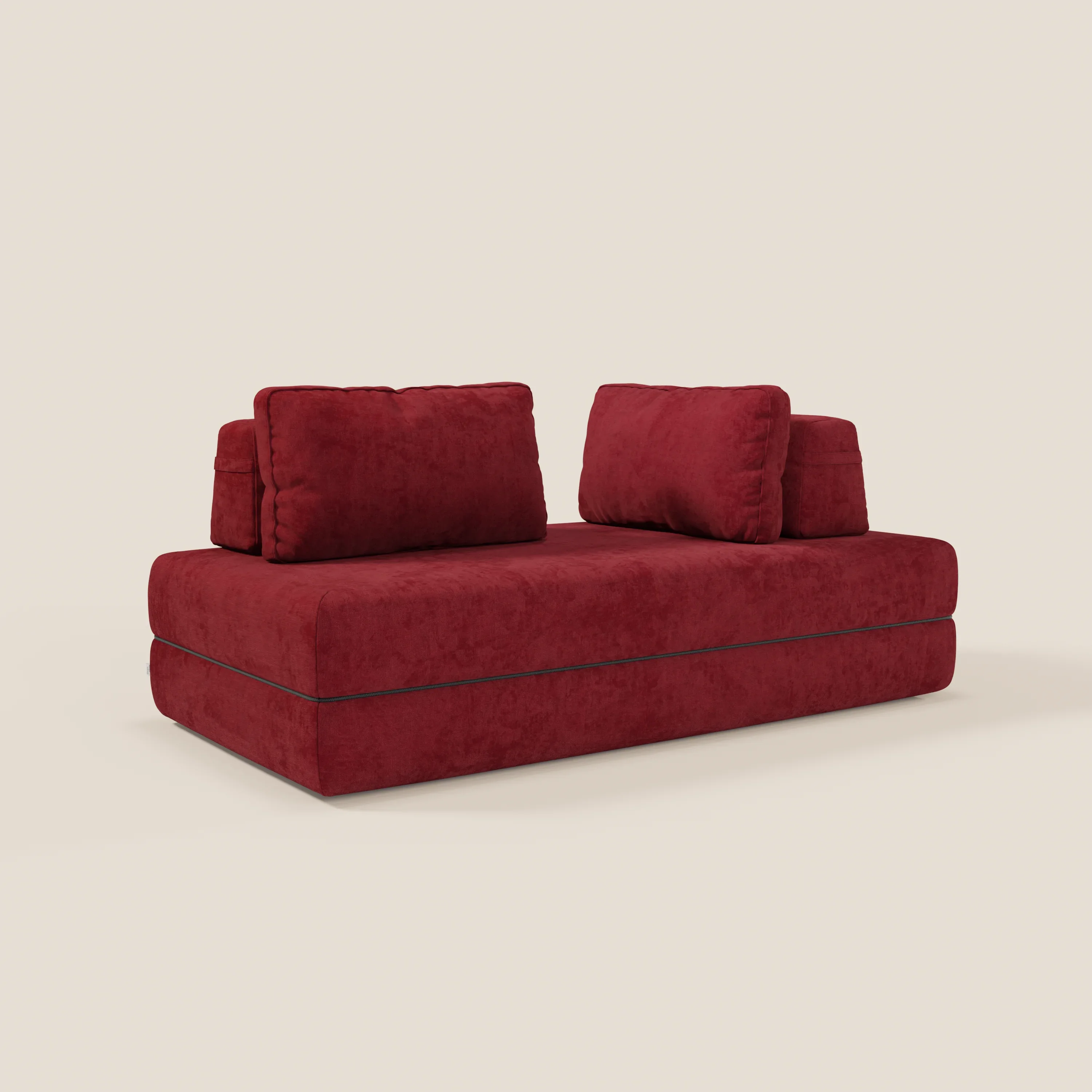 Rift Canapé-lit double à 2 et 3 places avec dossiers amovibles - matelas de 22 cm d'épaisseur en mousse à mémoire de forme T31 - Image 154