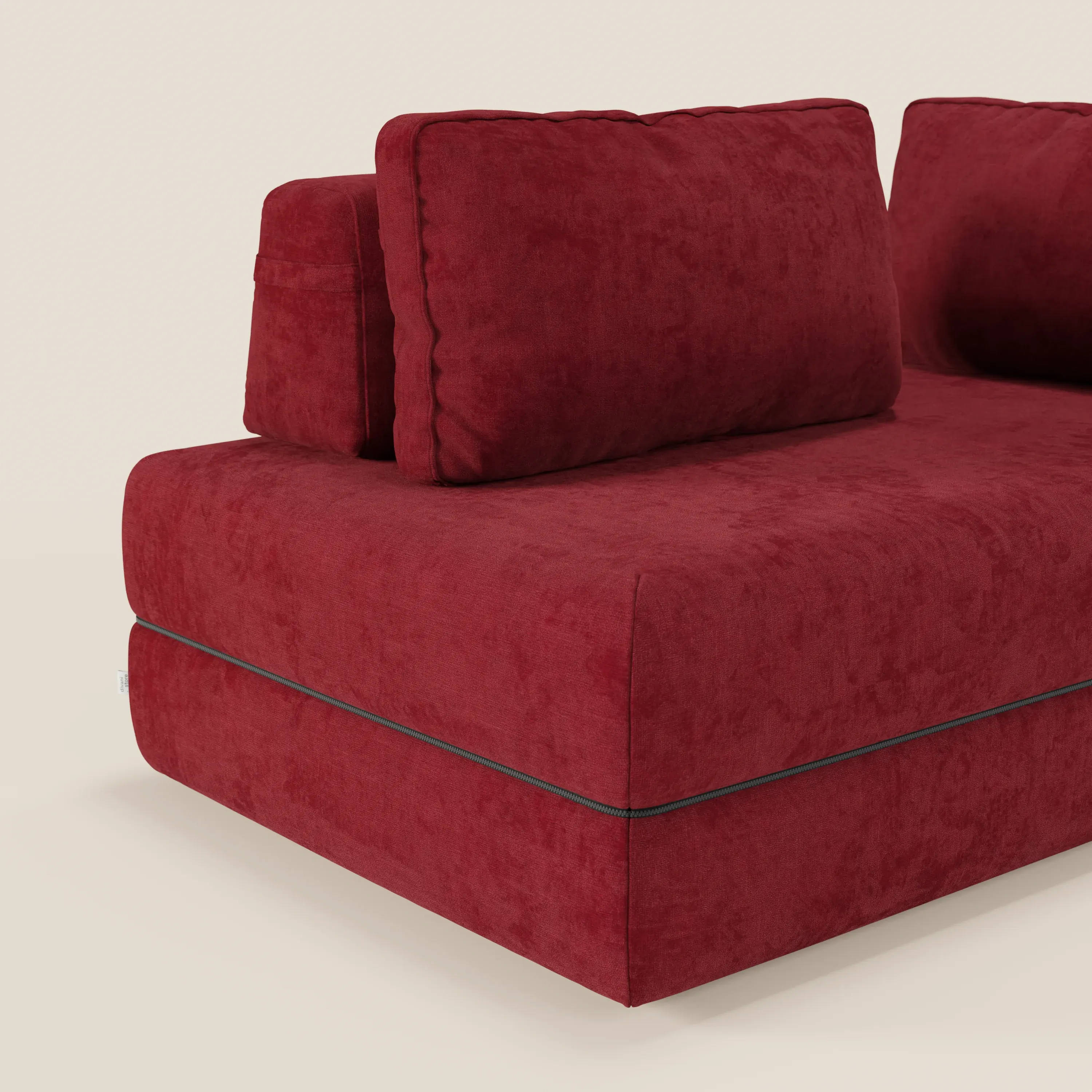 Rift Canapé-lit double à 2 et 3 places avec dossiers amovibles - matelas de 22 cm d'épaisseur en mousse à mémoire de forme T31 - Image 155