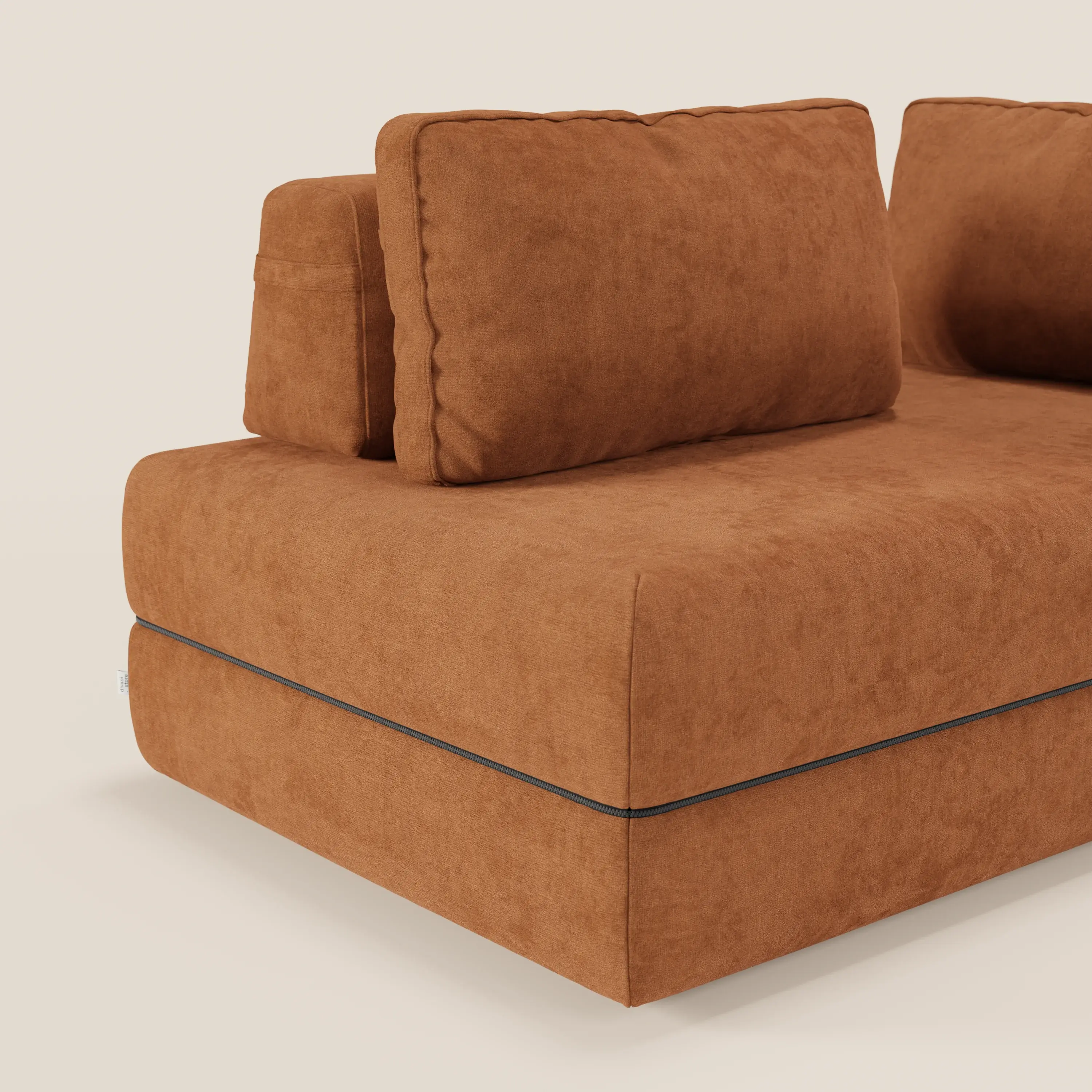 Rift Canapé-lit double à 2 et 3 places avec dossiers amovibles - matelas de 22 cm d'épaisseur en mousse à mémoire de forme T31 - Image 170