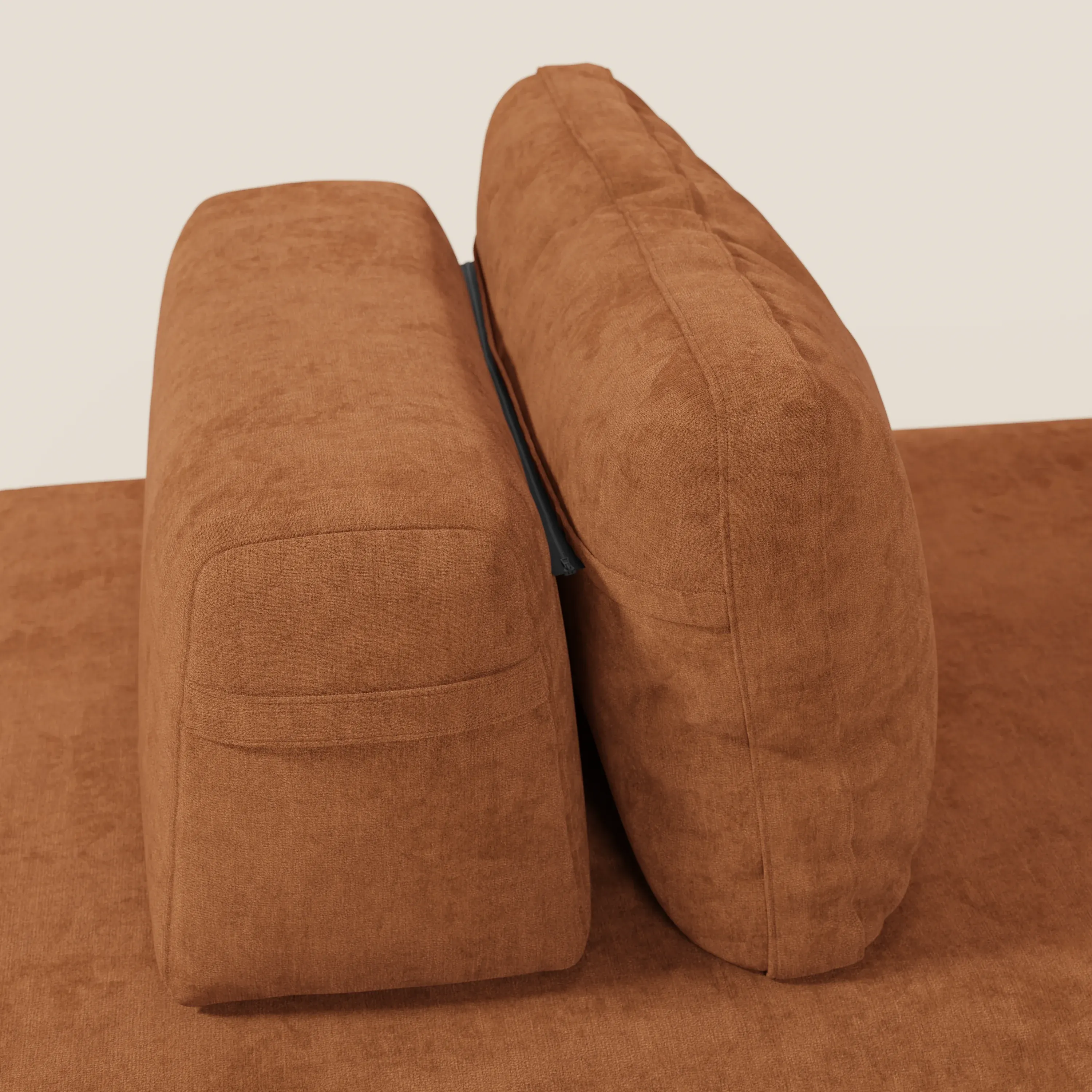 Rift Canapé-lit double à 2 et 3 places avec dossiers amovibles - matelas de 22 cm d'épaisseur en mousse à mémoire de forme T31 - Image 174