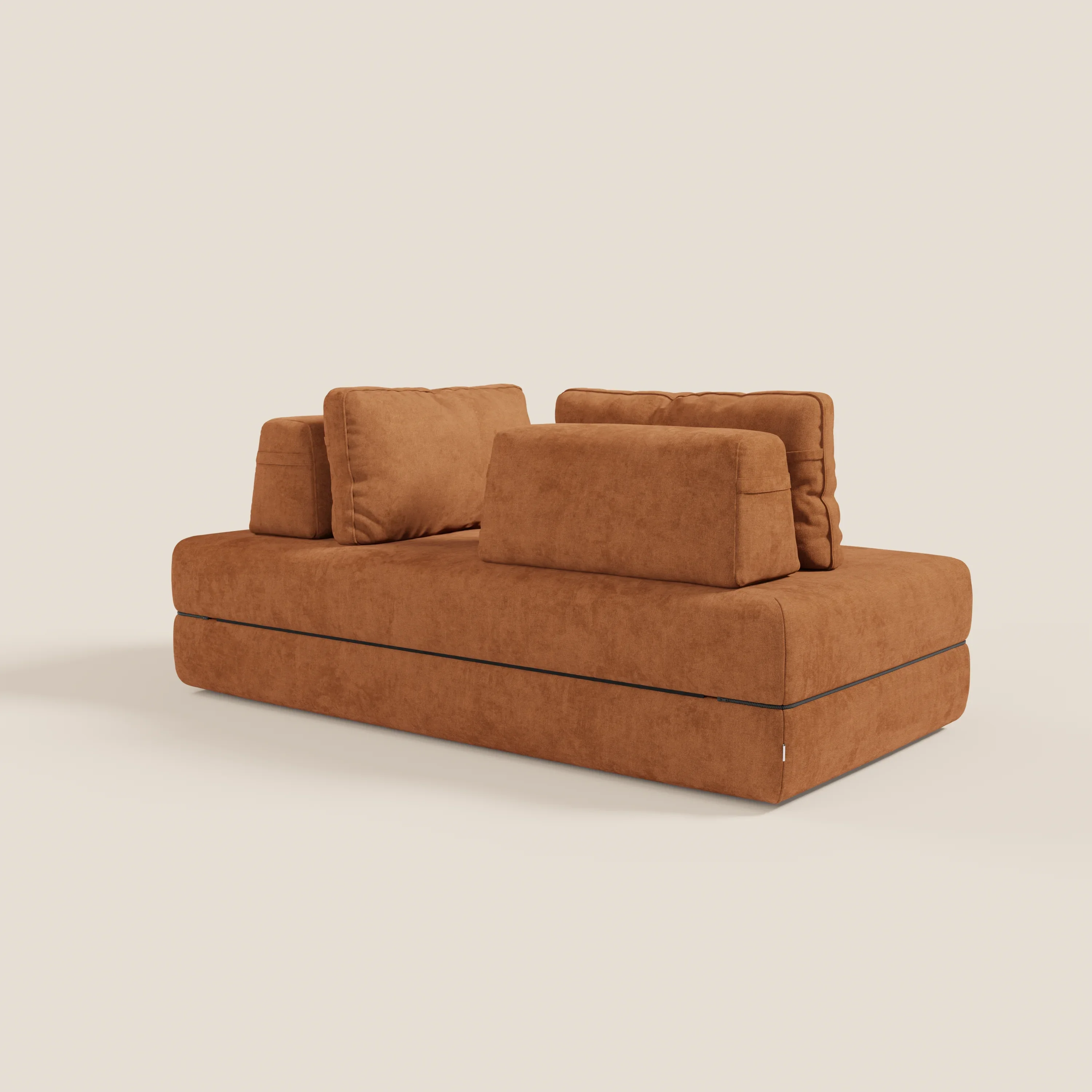 Rift Canapé-lit double à 2 et 3 places avec dossiers amovibles - matelas de 22 cm d'épaisseur en mousse à mémoire de forme T31 - Image 177
