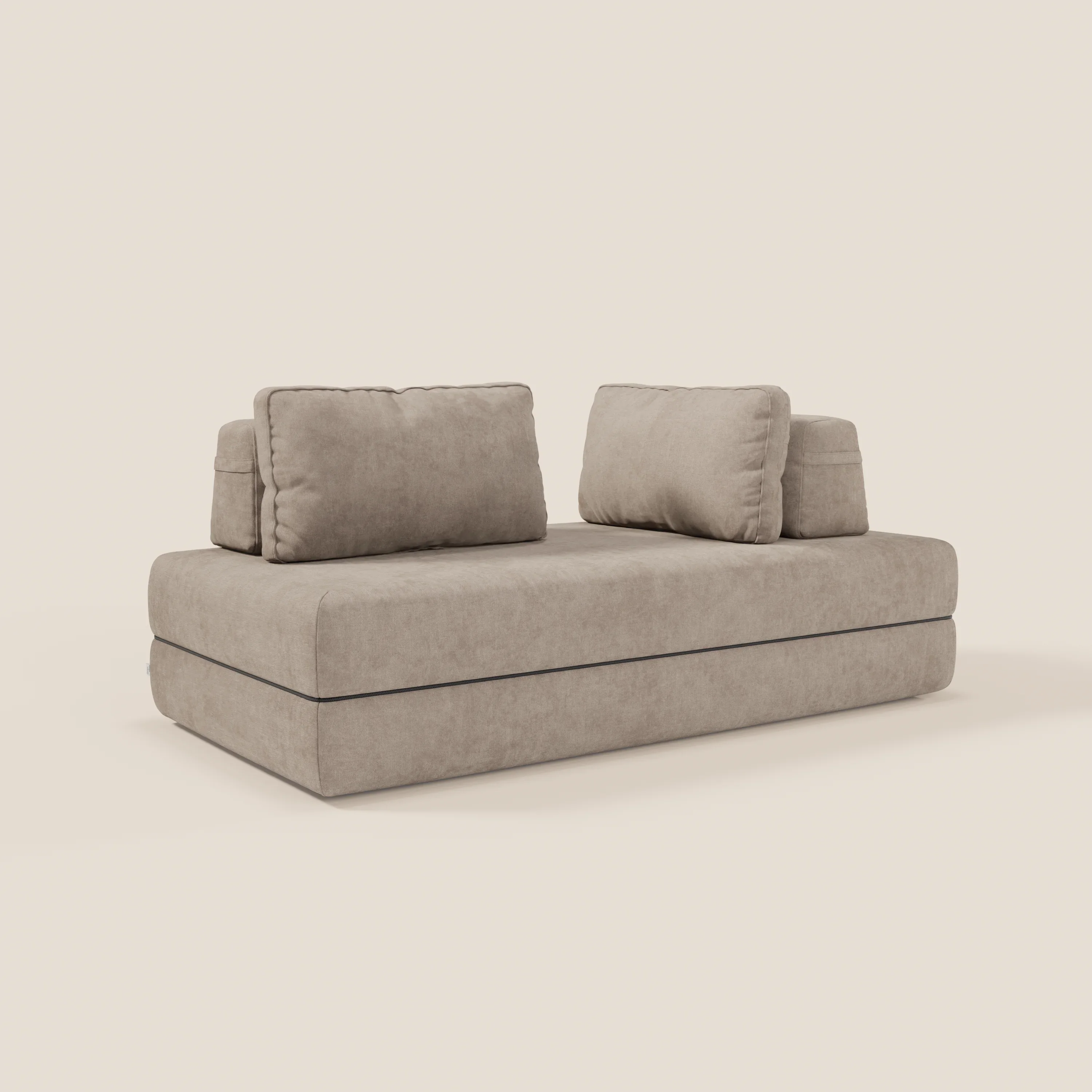 Rift Canapé-lit double à 2 et 3 places avec dossiers amovibles - matelas de 22 cm d'épaisseur en mousse à mémoire de forme T31 - Image 184