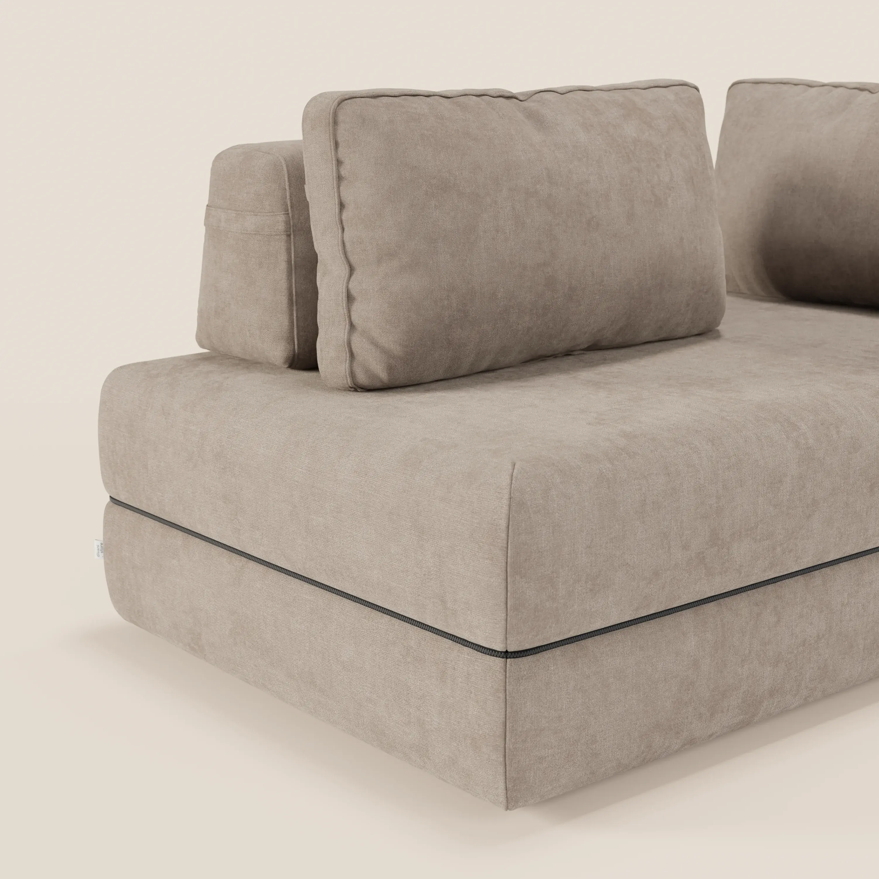 Rift Canapé-lit double à 2 et 3 places avec dossiers amovibles - matelas de 22 cm d'épaisseur en mousse à mémoire de forme T31 - Image 185