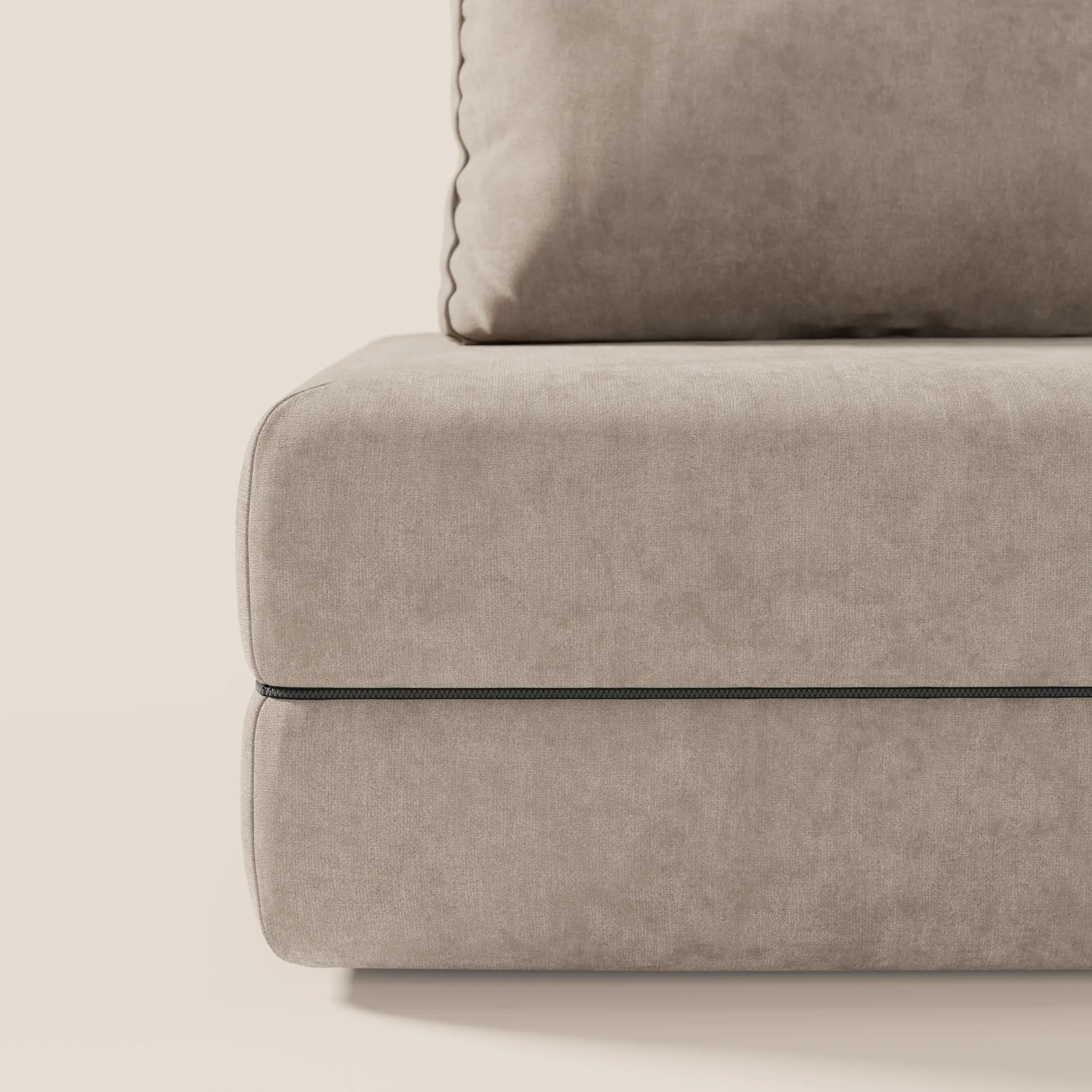Rift Canapé-lit double à 2 et 3 places avec dossiers amovibles - matelas de 22 cm d'épaisseur en mousse à mémoire de forme T31 - Image 186