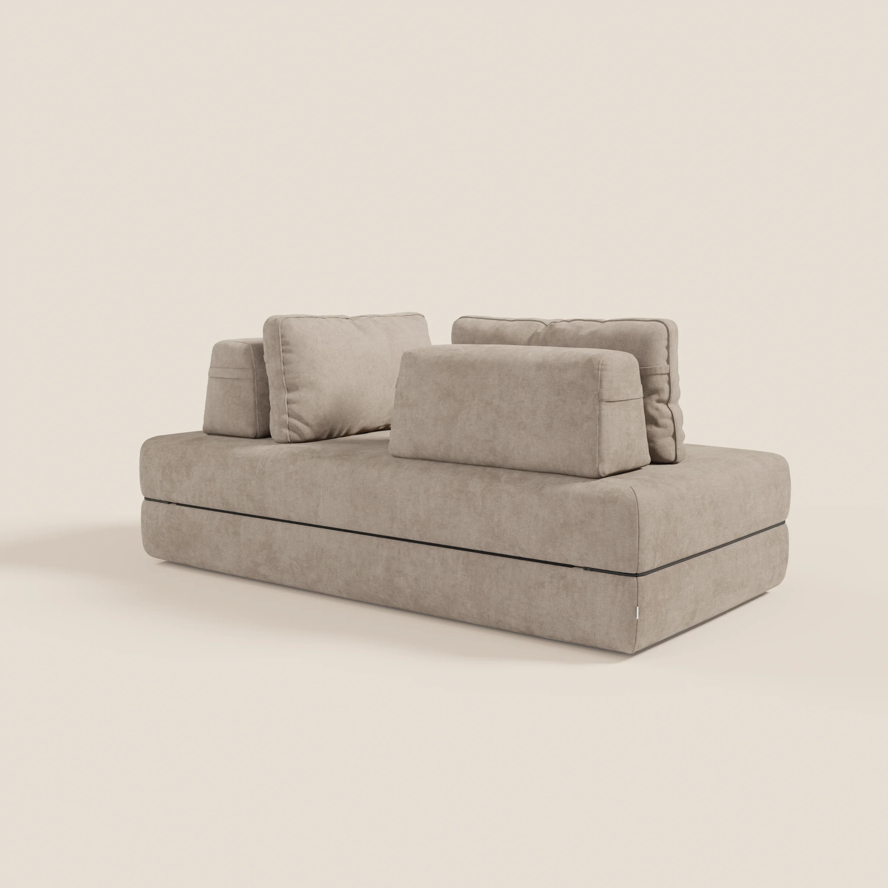 Rift Canapé-lit double à 2 et 3 places avec dossiers amovibles - matelas de 22 cm d'épaisseur en mousse à mémoire de forme T31 - Image 192