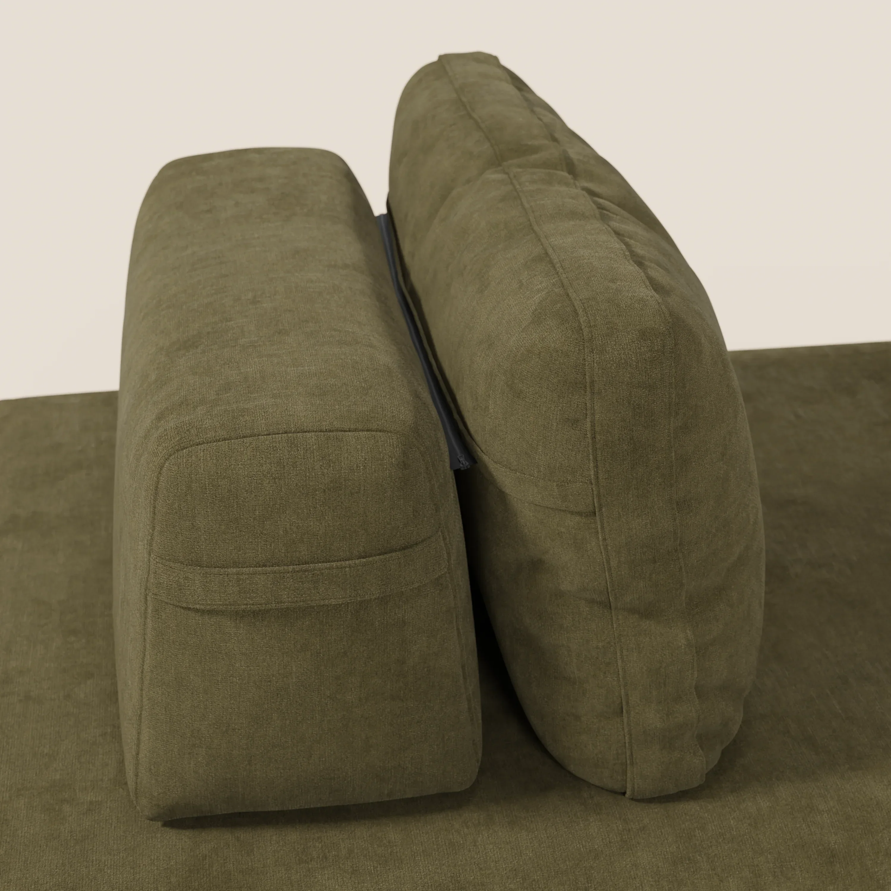 Rift Canapé-lit double à 2 et 3 places avec dossiers amovibles - matelas de 22 cm d'épaisseur en mousse à mémoire de forme T31 - Image 204