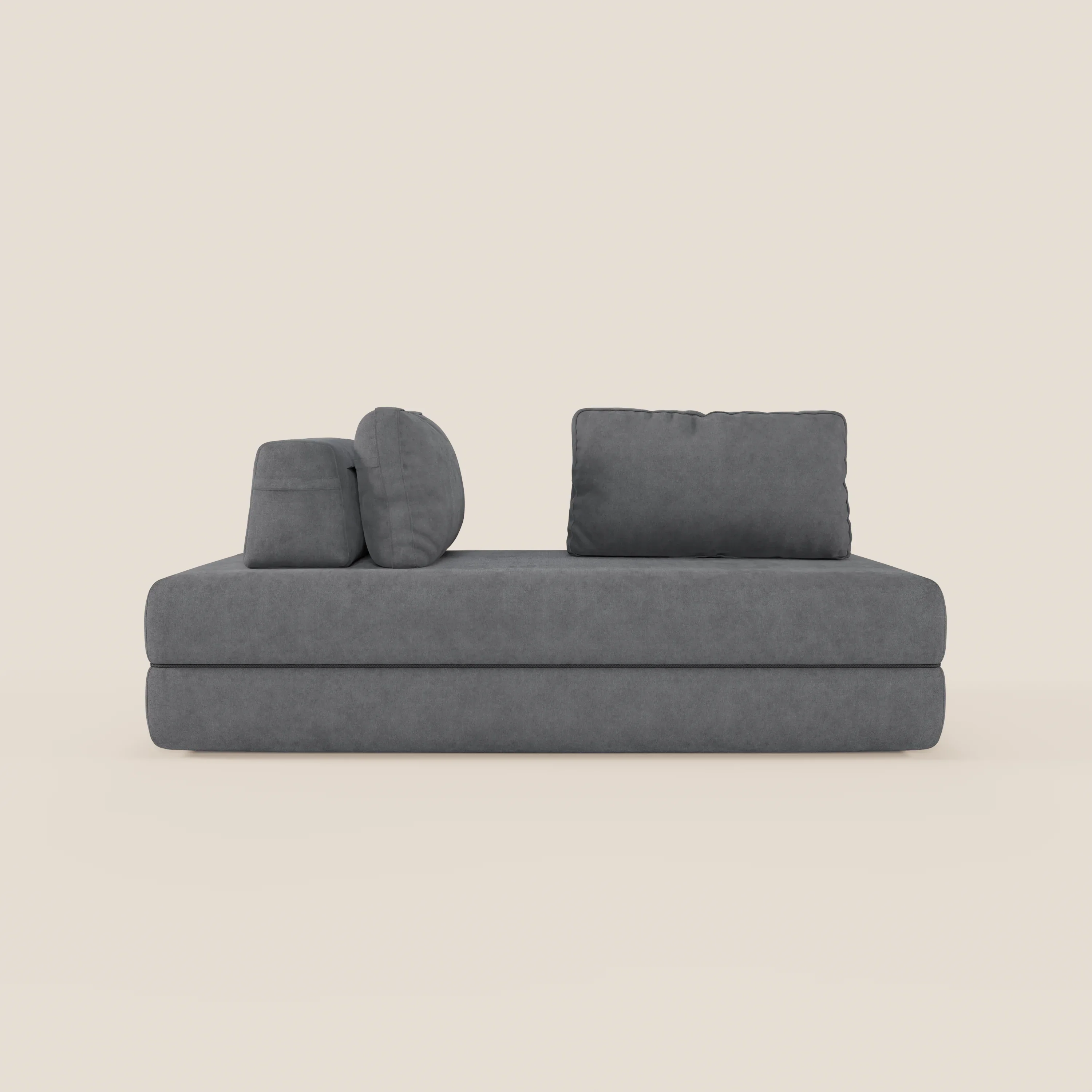 Rift Canapé-lit double à 2 et 3 places avec dossiers amovibles - matelas de 22 cm d'épaisseur en mousse à mémoire de forme T31 - Image 22