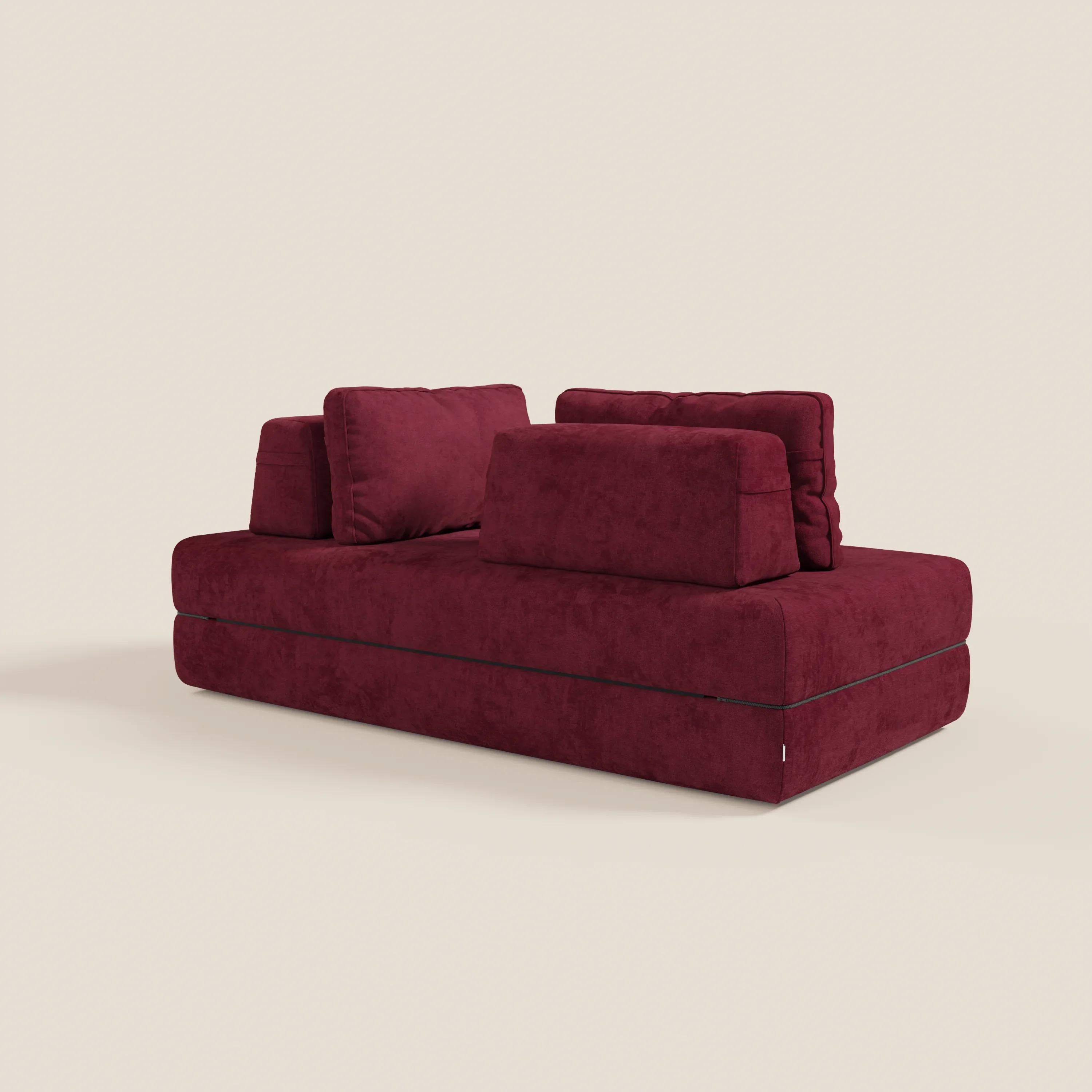 Rift Canapé-lit double à 2 et 3 places avec dossiers amovibles - matelas de 22 cm d'épaisseur en mousse à mémoire de forme T31 - Image 222