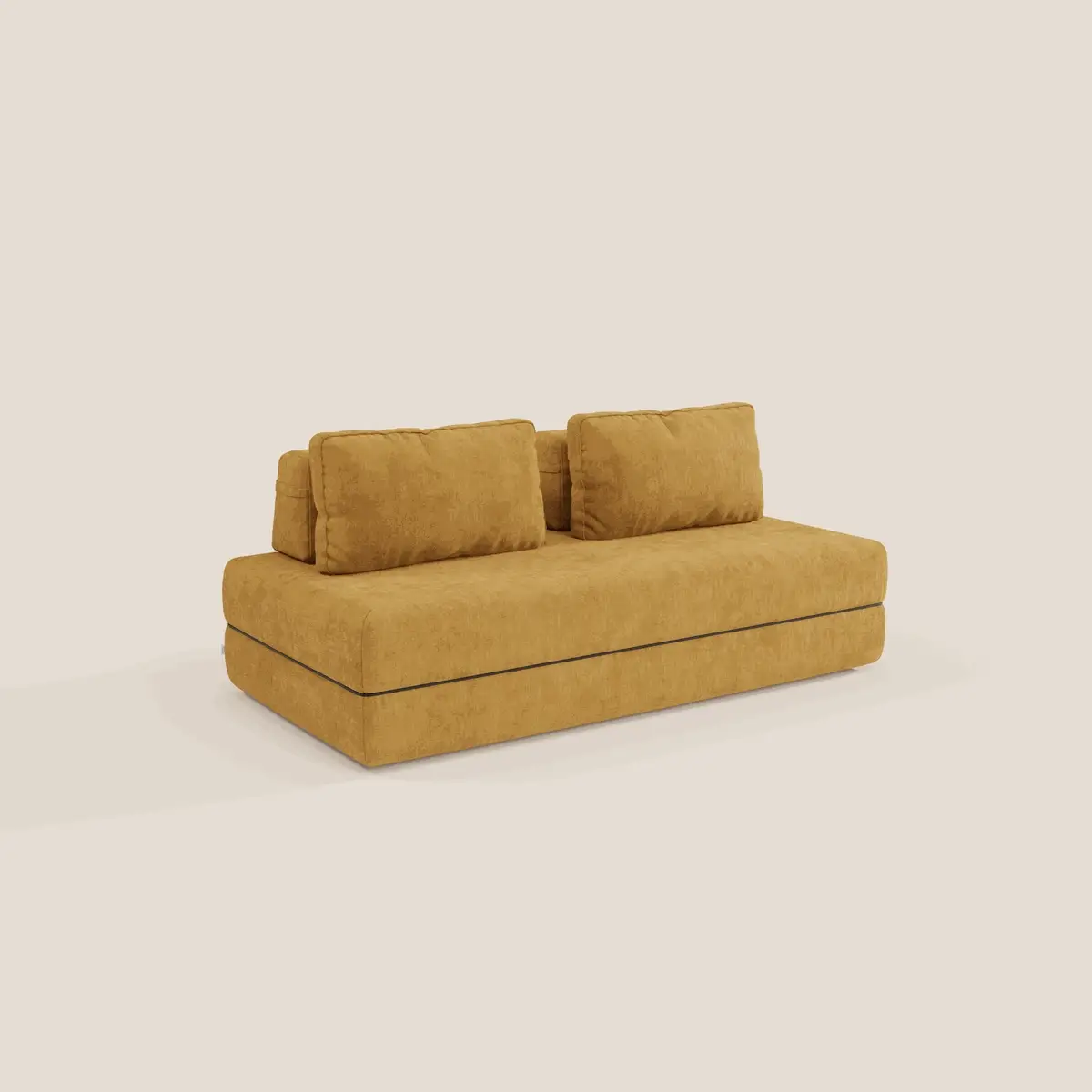 Rift Canapé-lit double à 2 et 3 places avec dossiers amovibles - matelas de 22 cm d'épaisseur en mousse à mémoire de forme T31 - Image 4