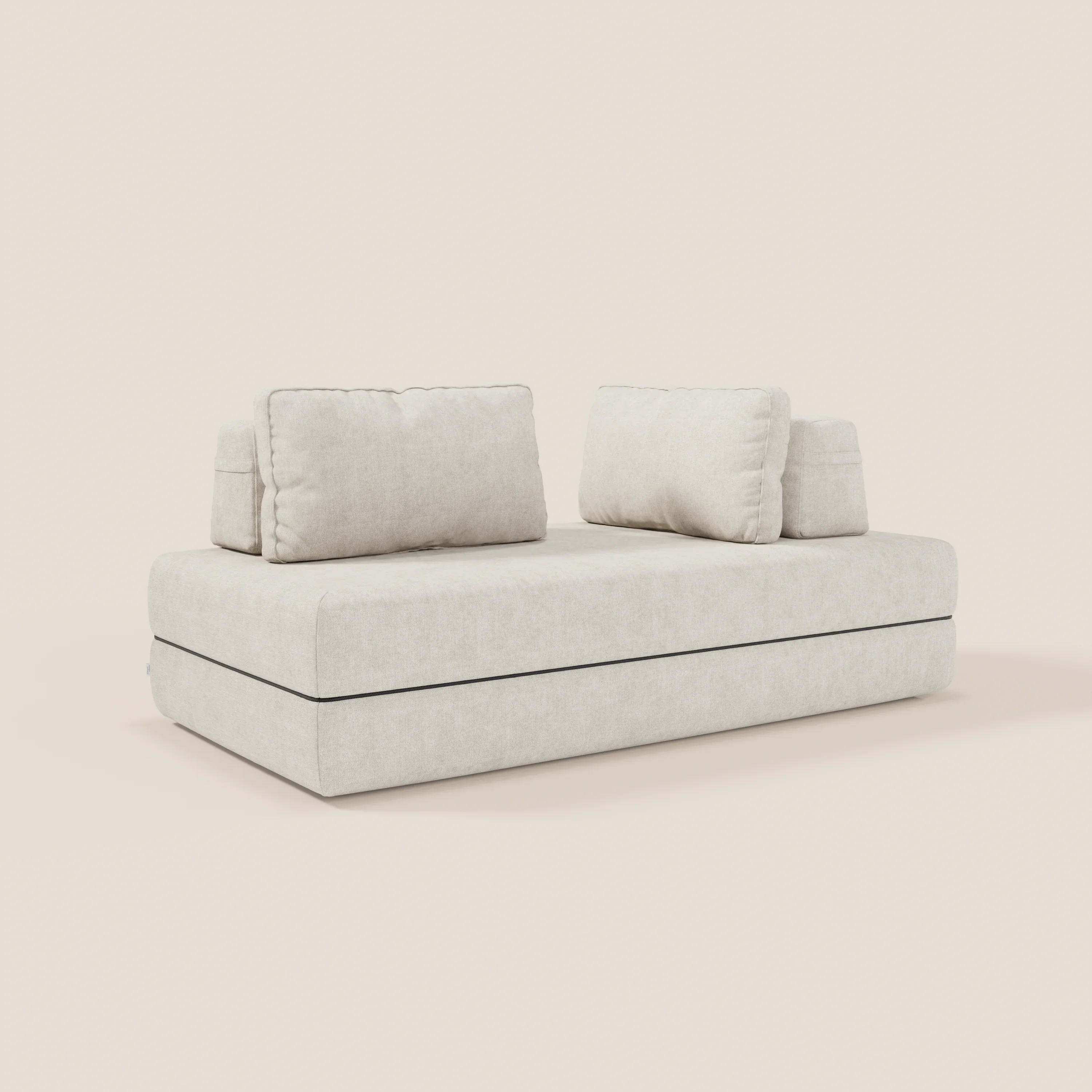 Rift Canapé-lit double à 2 et 3 places avec dossiers amovibles - matelas de 22 cm d'épaisseur en mousse à mémoire de forme T31 - Image 49