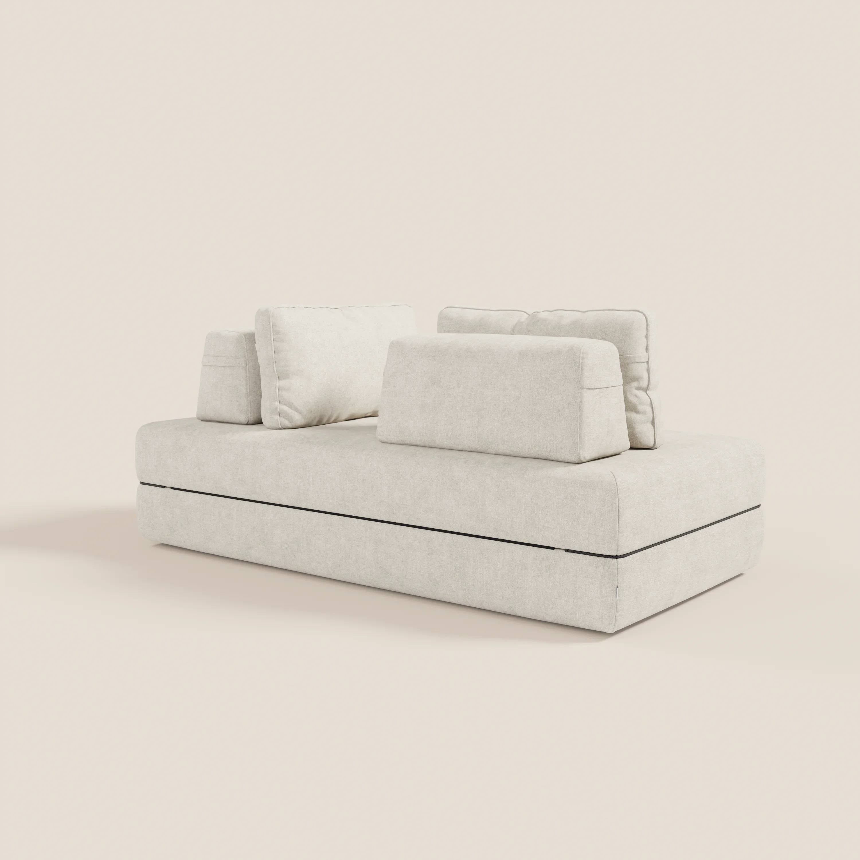 Rift Canapé-lit double à 2 et 3 places avec dossiers amovibles - matelas de 22 cm d'épaisseur en mousse à mémoire de forme T31 - Image 57