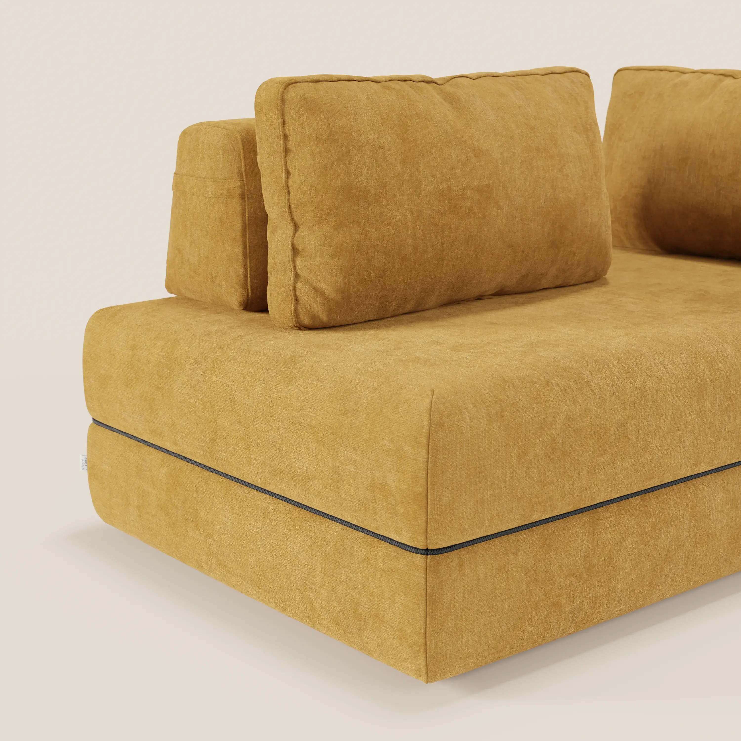 Rift Canapé-lit double à 2 et 3 places avec dossiers amovibles - matelas de 22 cm d'épaisseur en mousse à mémoire de forme T31 - Image 6