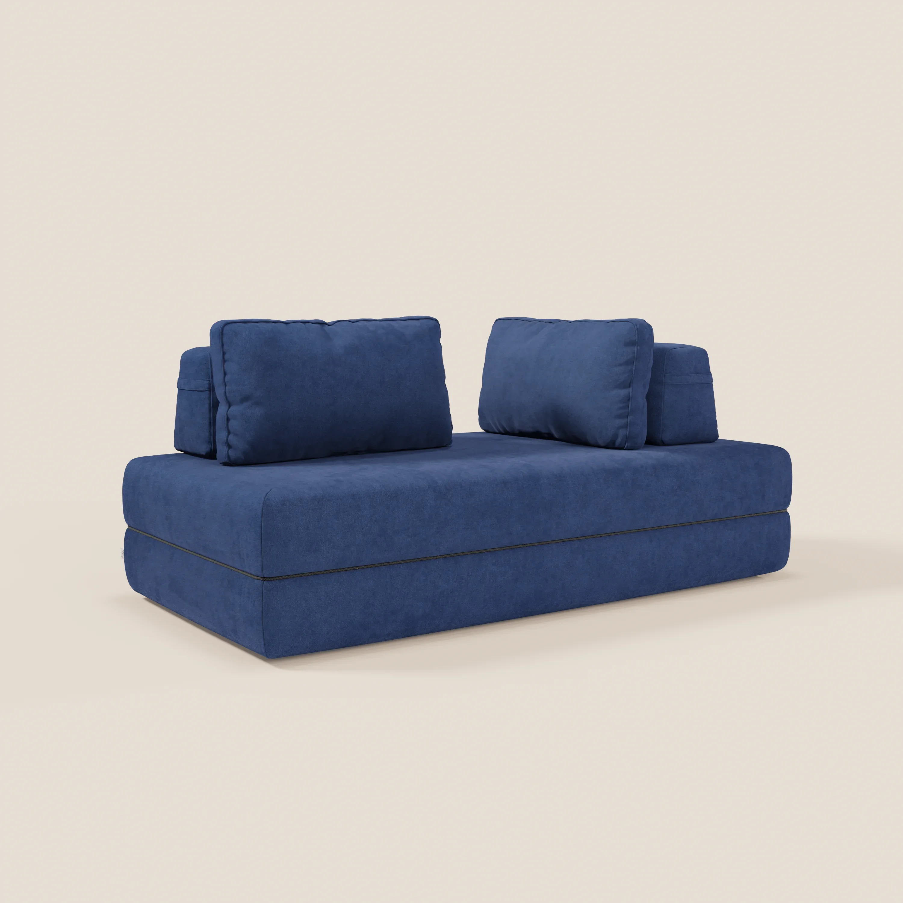 Rift Canapé-lit double à 2 et 3 places avec dossiers amovibles - matelas de 22 cm d'épaisseur en mousse à mémoire de forme T31 - Image 64