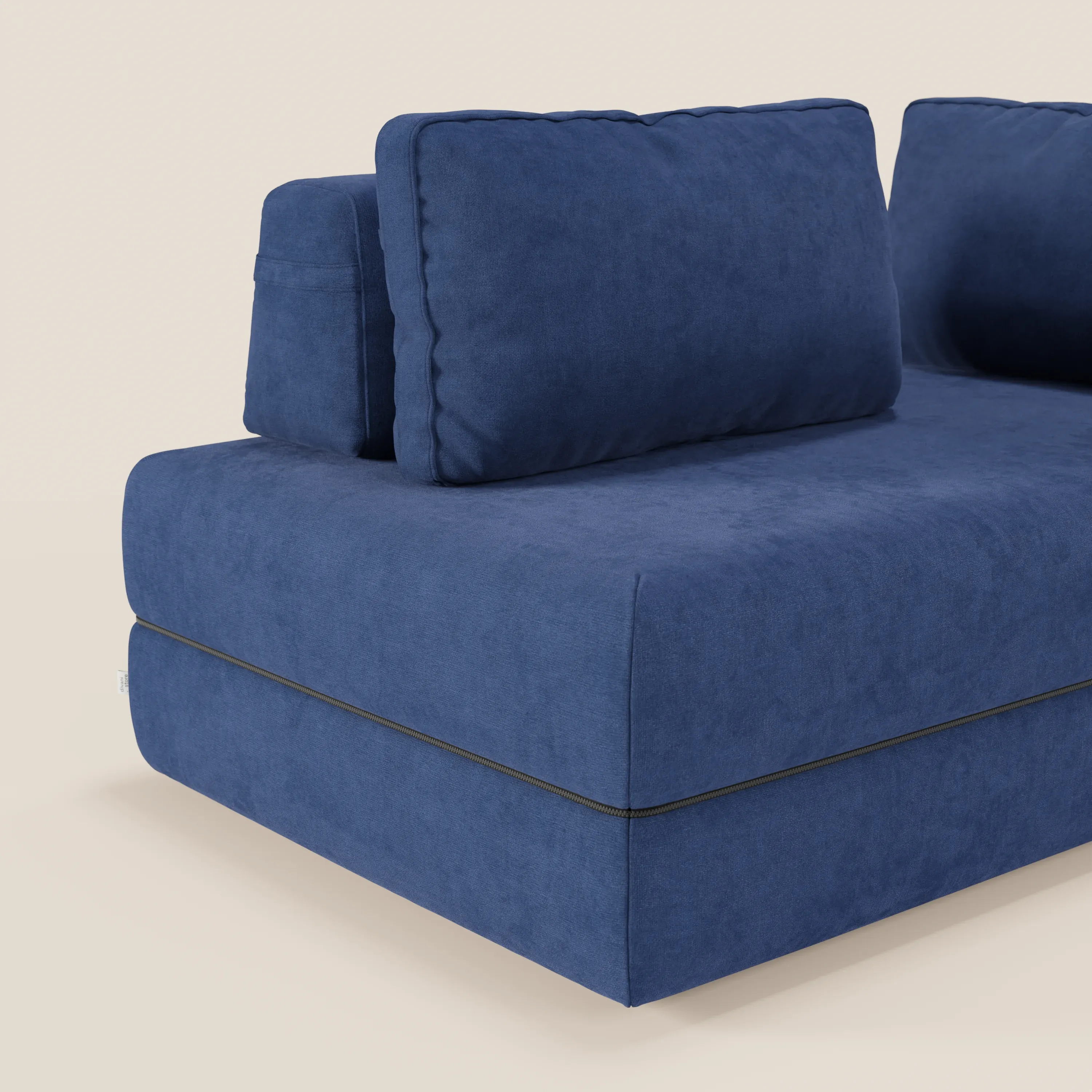Rift Canapé-lit double à 2 et 3 places avec dossiers amovibles - matelas de 22 cm d'épaisseur en mousse à mémoire de forme T31 - Image 65