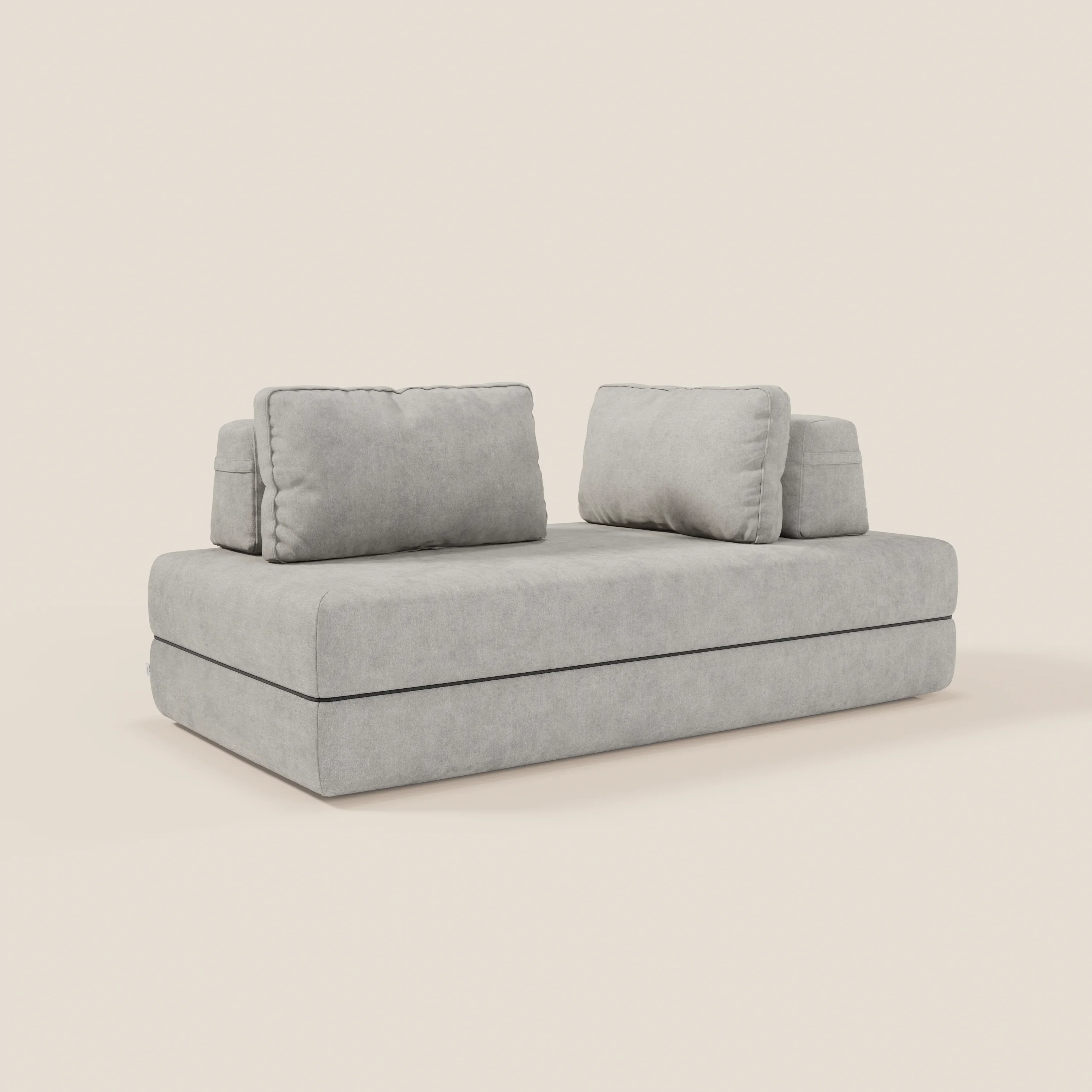 Rift Canapé-lit double à 2 et 3 places avec dossiers amovibles - matelas de 22 cm d'épaisseur en mousse à mémoire de forme T31 - Image 79