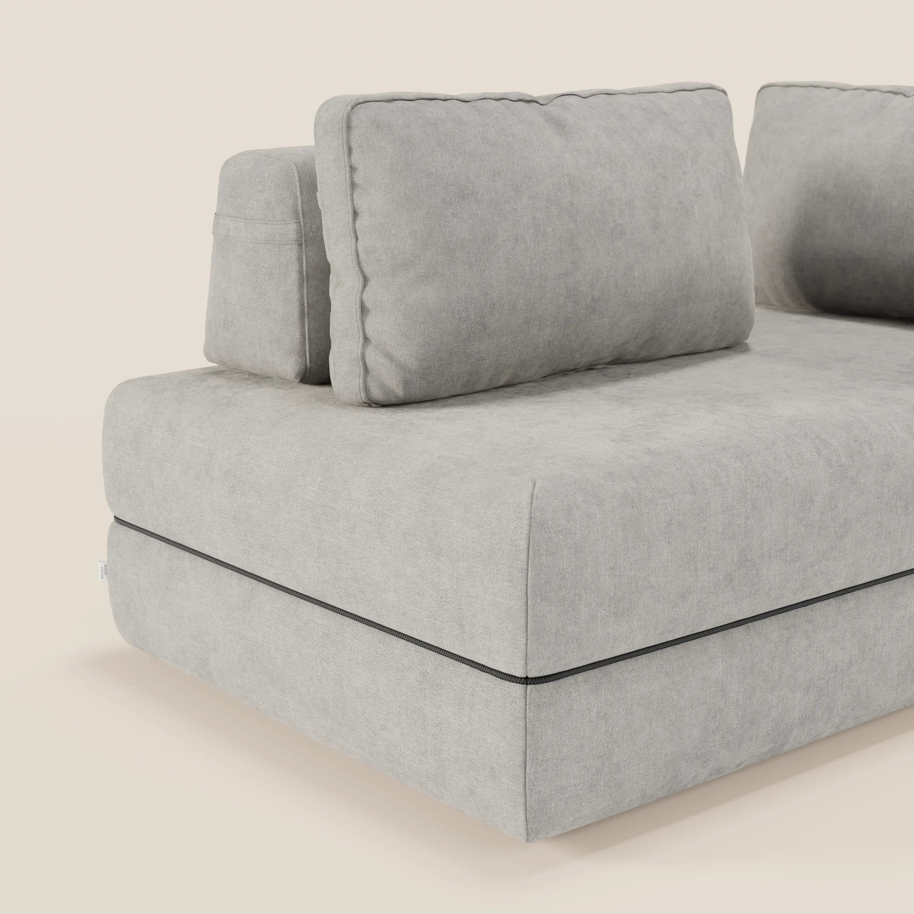 Rift Canapé-lit double à 2 et 3 places avec dossiers amovibles - matelas de 22 cm d'épaisseur en mousse à mémoire de forme T31 - Image 80