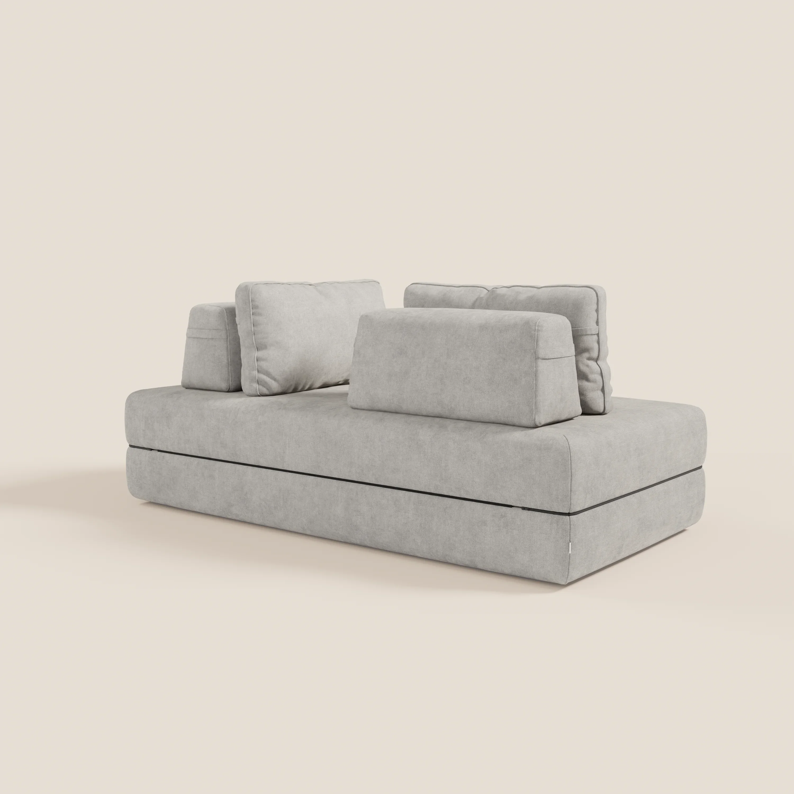 Rift Canapé-lit double à 2 et 3 places avec dossiers amovibles - matelas de 22 cm d'épaisseur en mousse à mémoire de forme T31 - Image 87