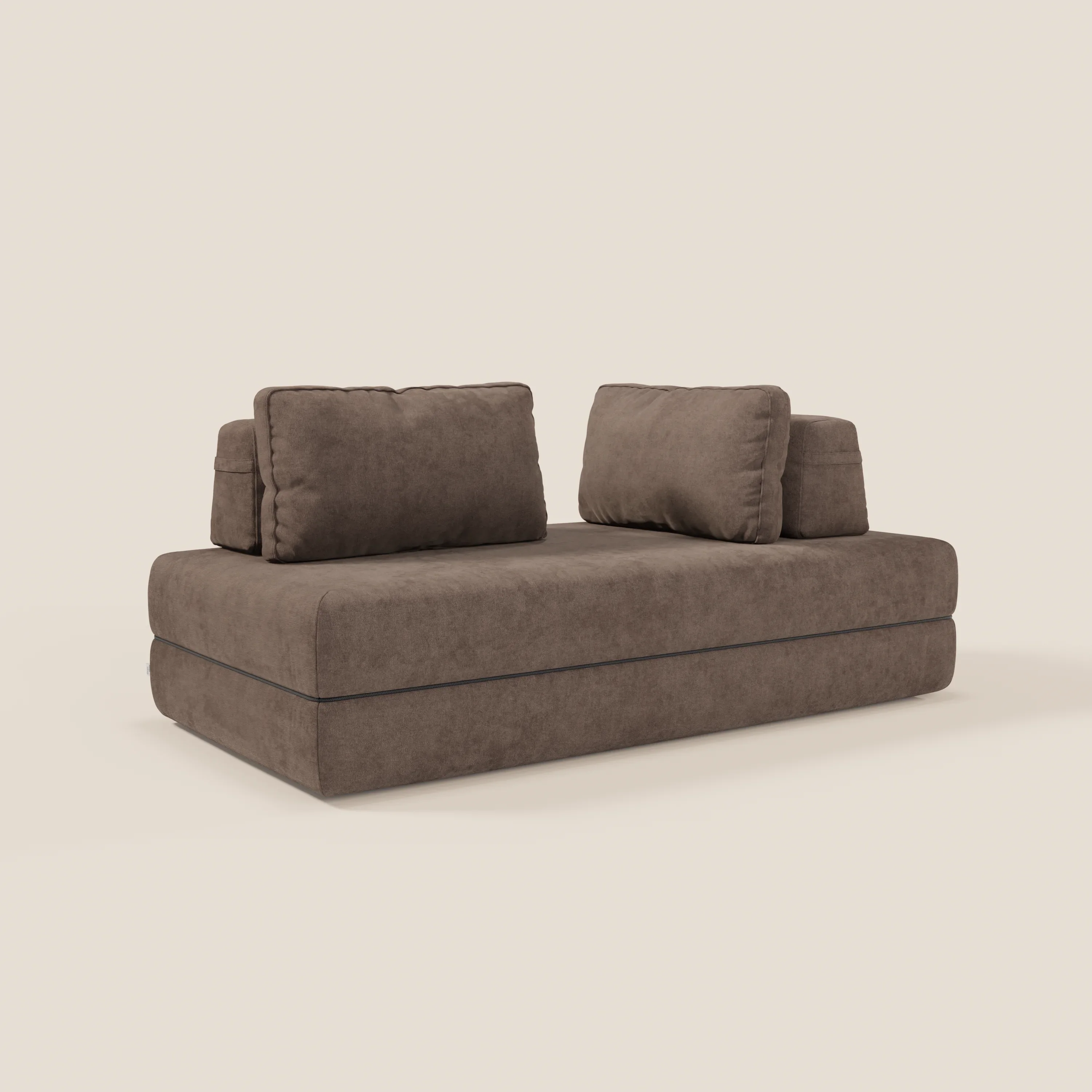 Rift Canapé-lit double à 2 et 3 places avec dossiers amovibles - matelas de 22 cm d'épaisseur en mousse à mémoire de forme T31 - Image 94