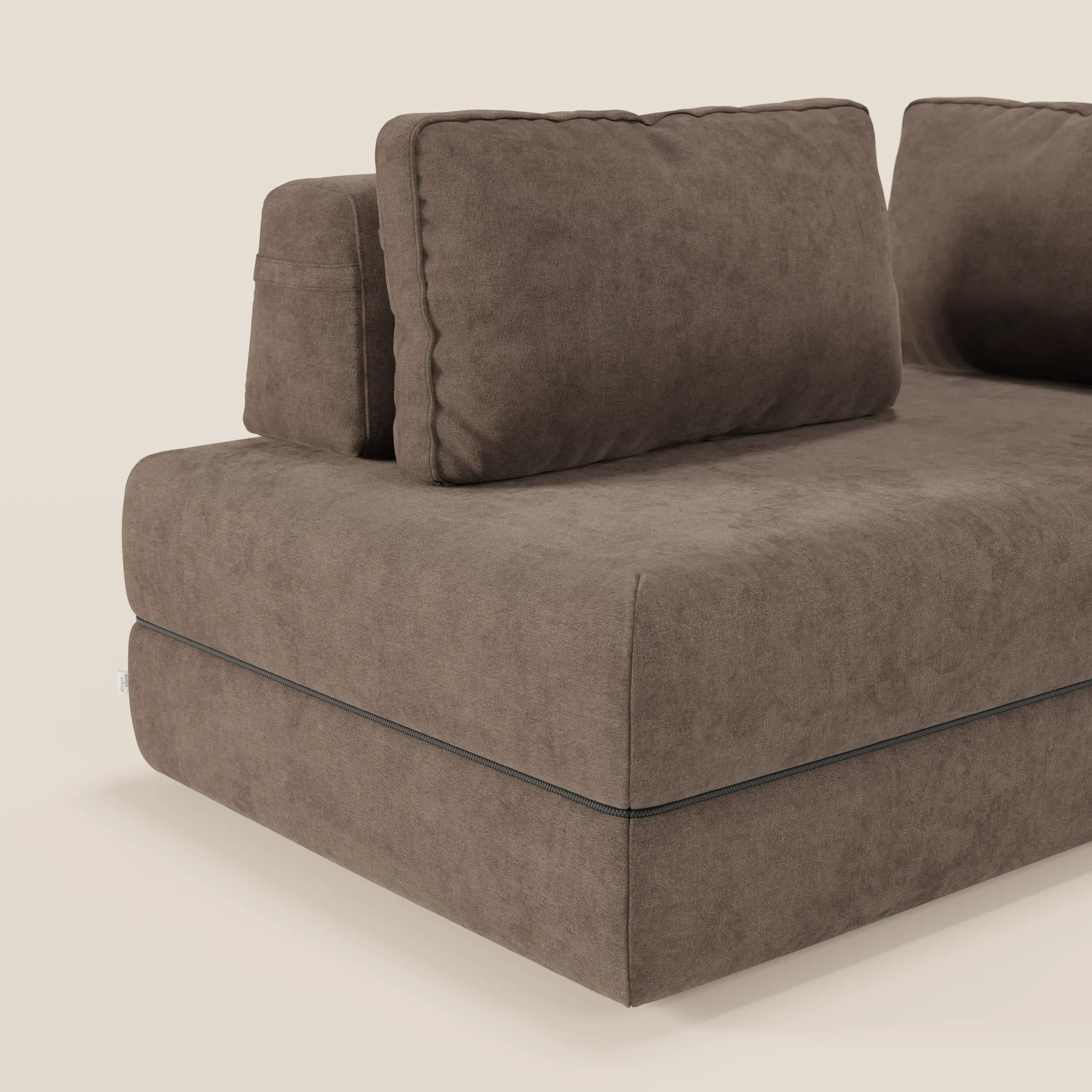 Rift Canapé-lit double à 2 et 3 places avec dossiers amovibles - matelas de 22 cm d'épaisseur en mousse à mémoire de forme T31 - Image 95