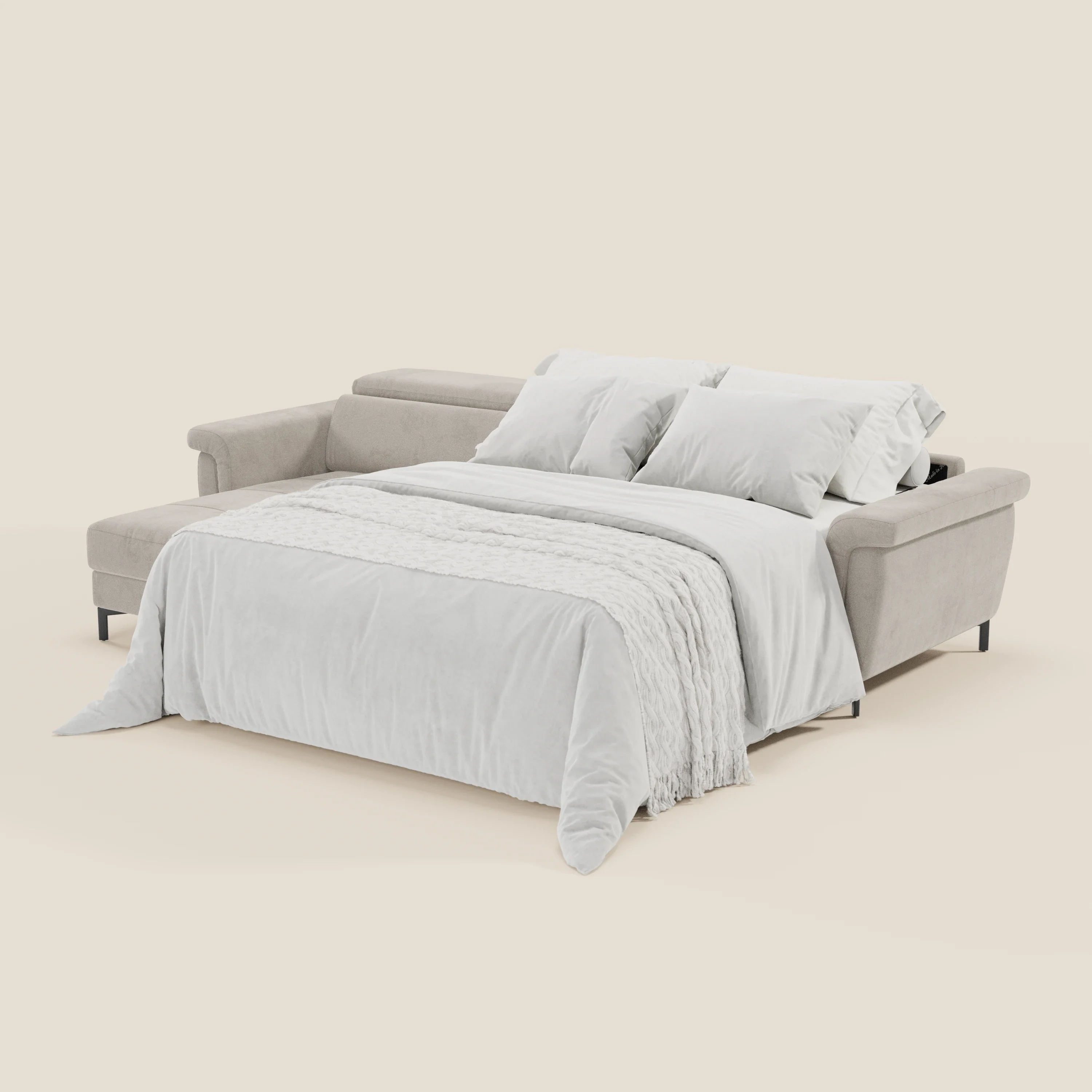Capri canapé convertible avec méridienne coffre et têtières réglables - Tissu Effet Velours Détachable T30 - Image 120