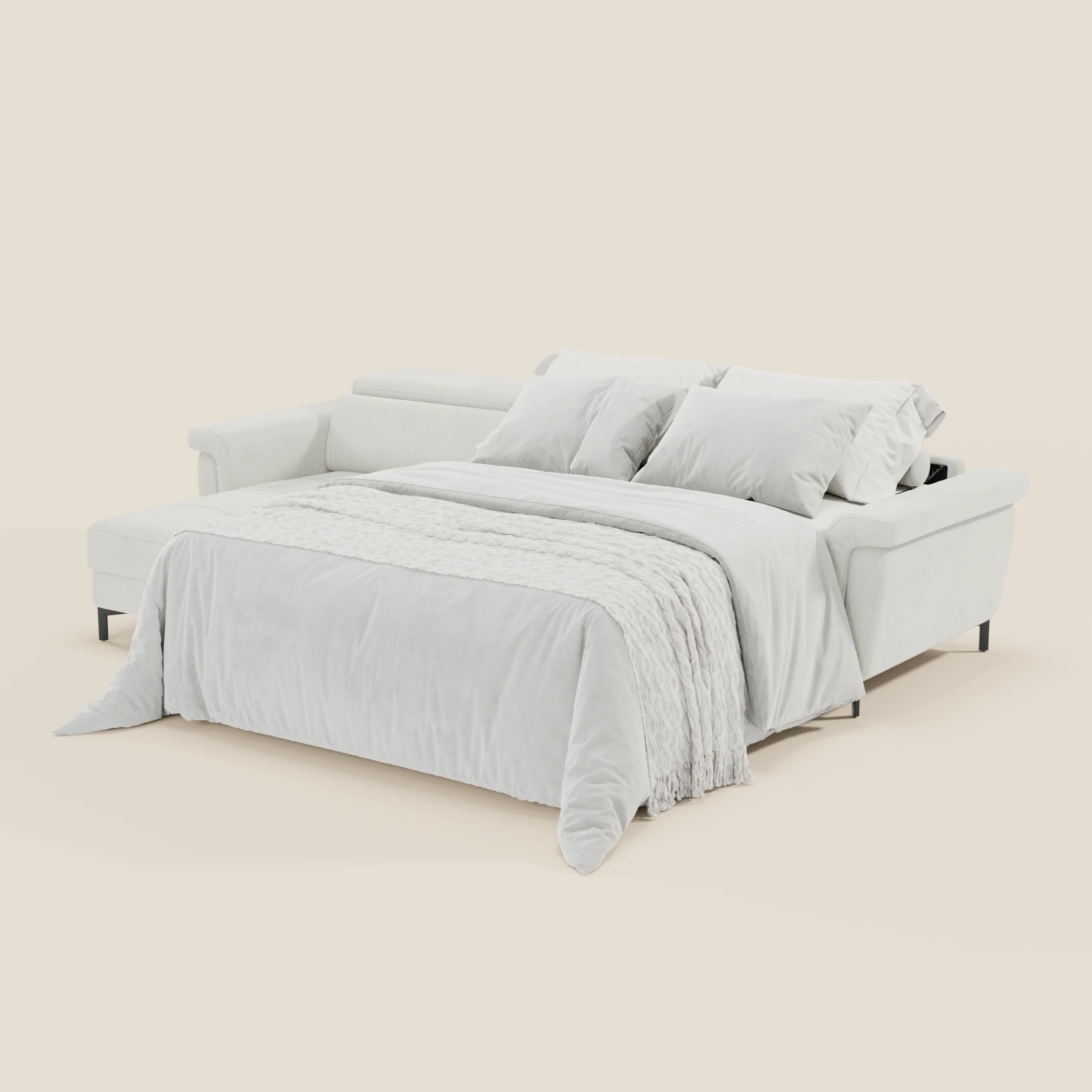 Capri canapé convertible avec méridienne coffre et têtières réglables - Tissu Effet Velours Détachable T30 - Image 192