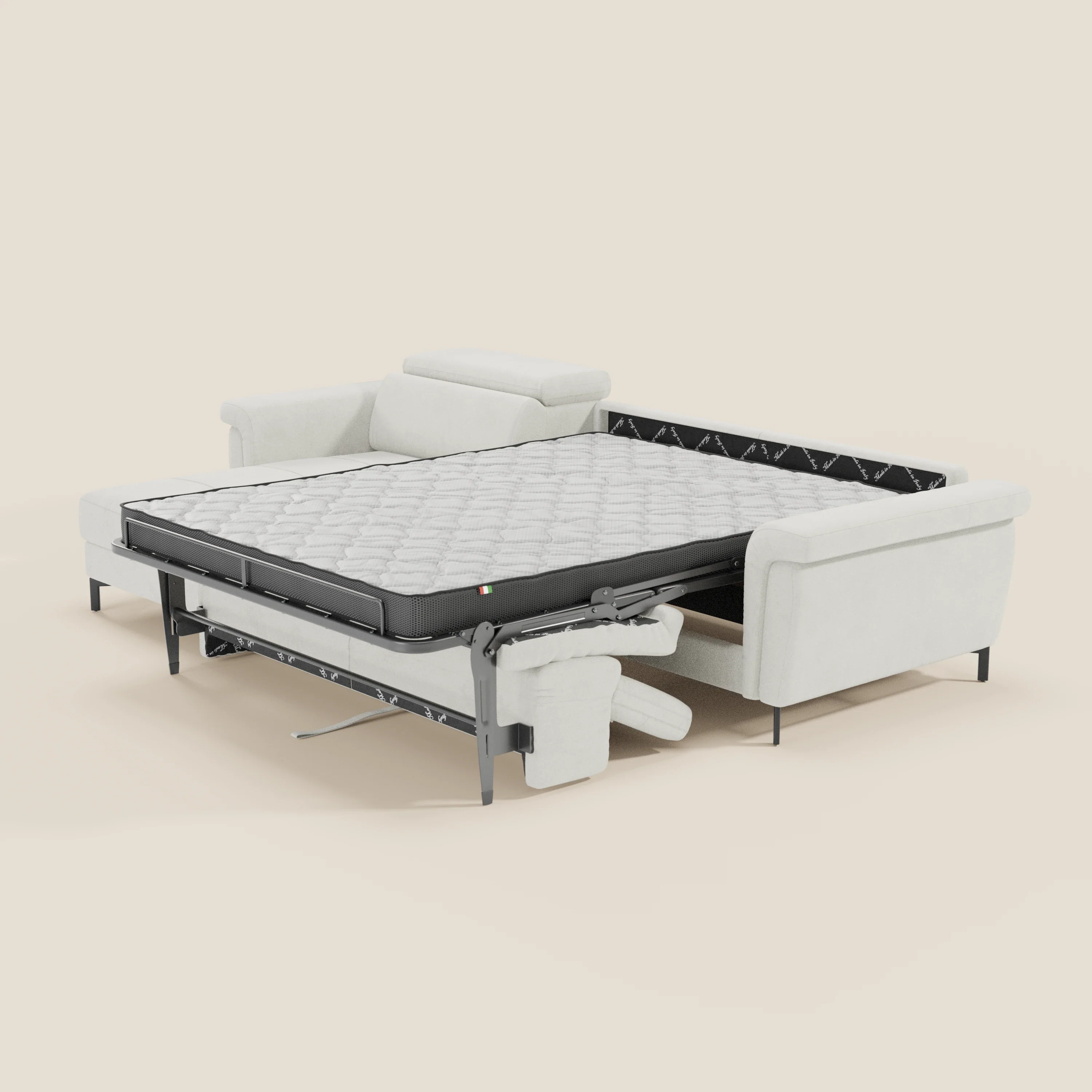 Capri canapé convertible avec méridienne coffre et têtières réglables - Tissu Effet Velours Détachable T30 - Image 200