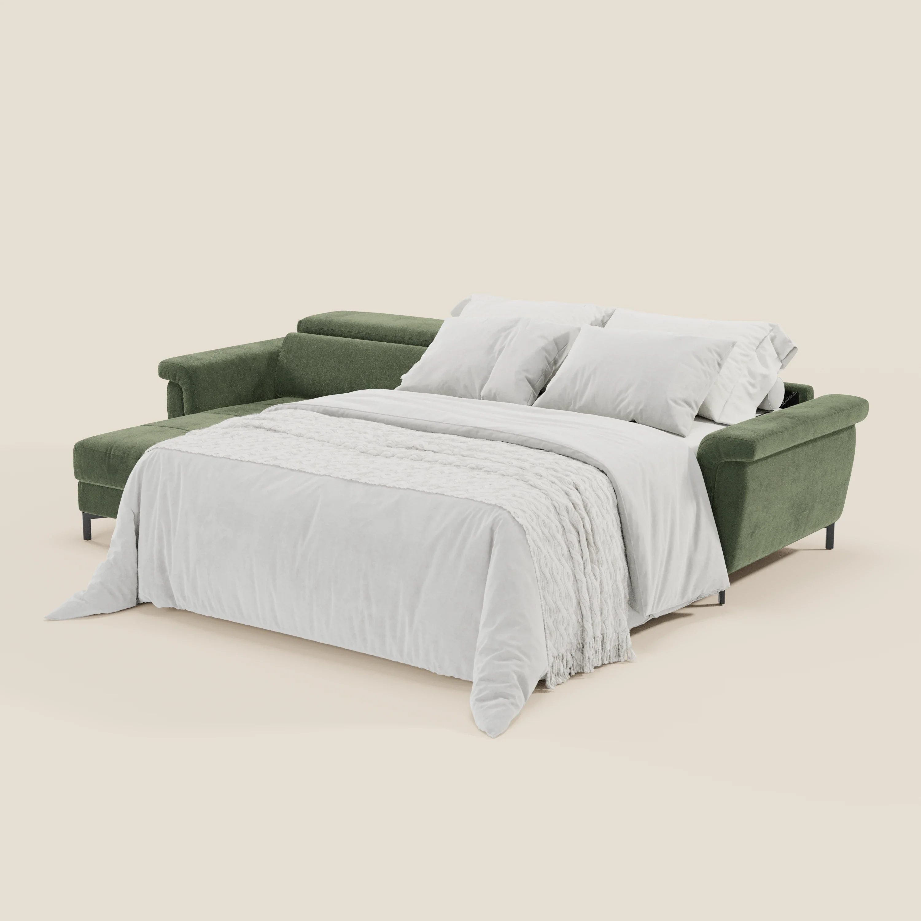 Capri canapé convertible avec méridienne coffre et têtières réglables - Tissu Effet Velours Détachable T30 - Image 62