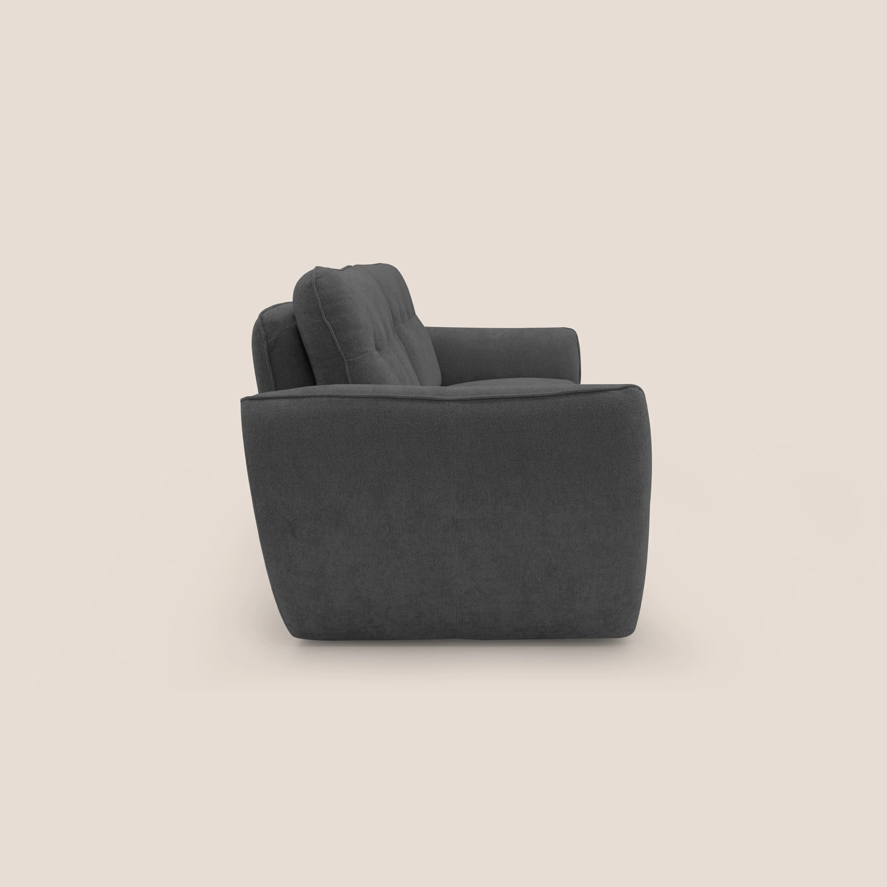 Cerbero canapé 2 ou 3 places en bouclette douce imperméable T07 anthracite - Image 6