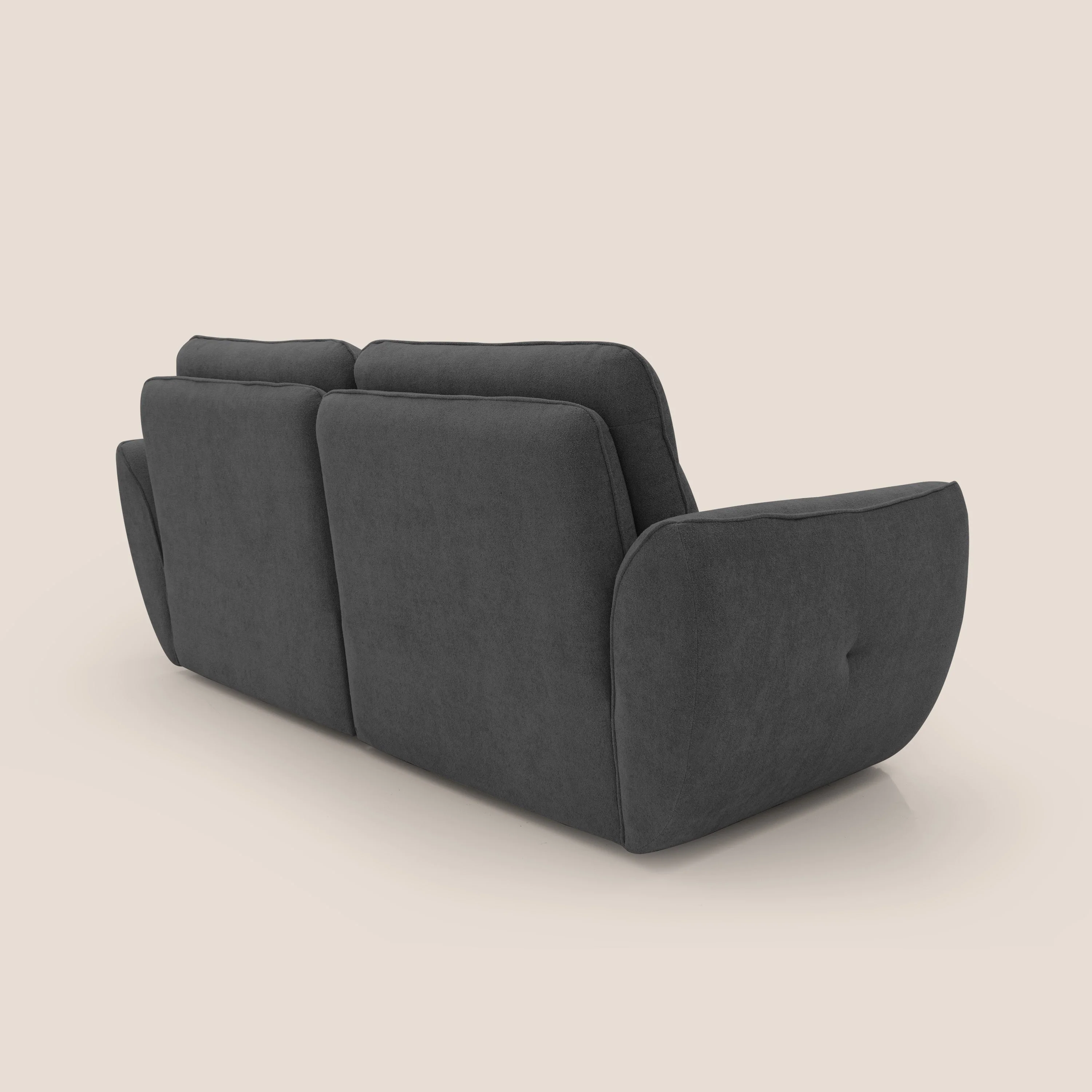Cerbero canapé 2 ou 3 places en bouclette douce imperméable T07 anthracite - Image 7