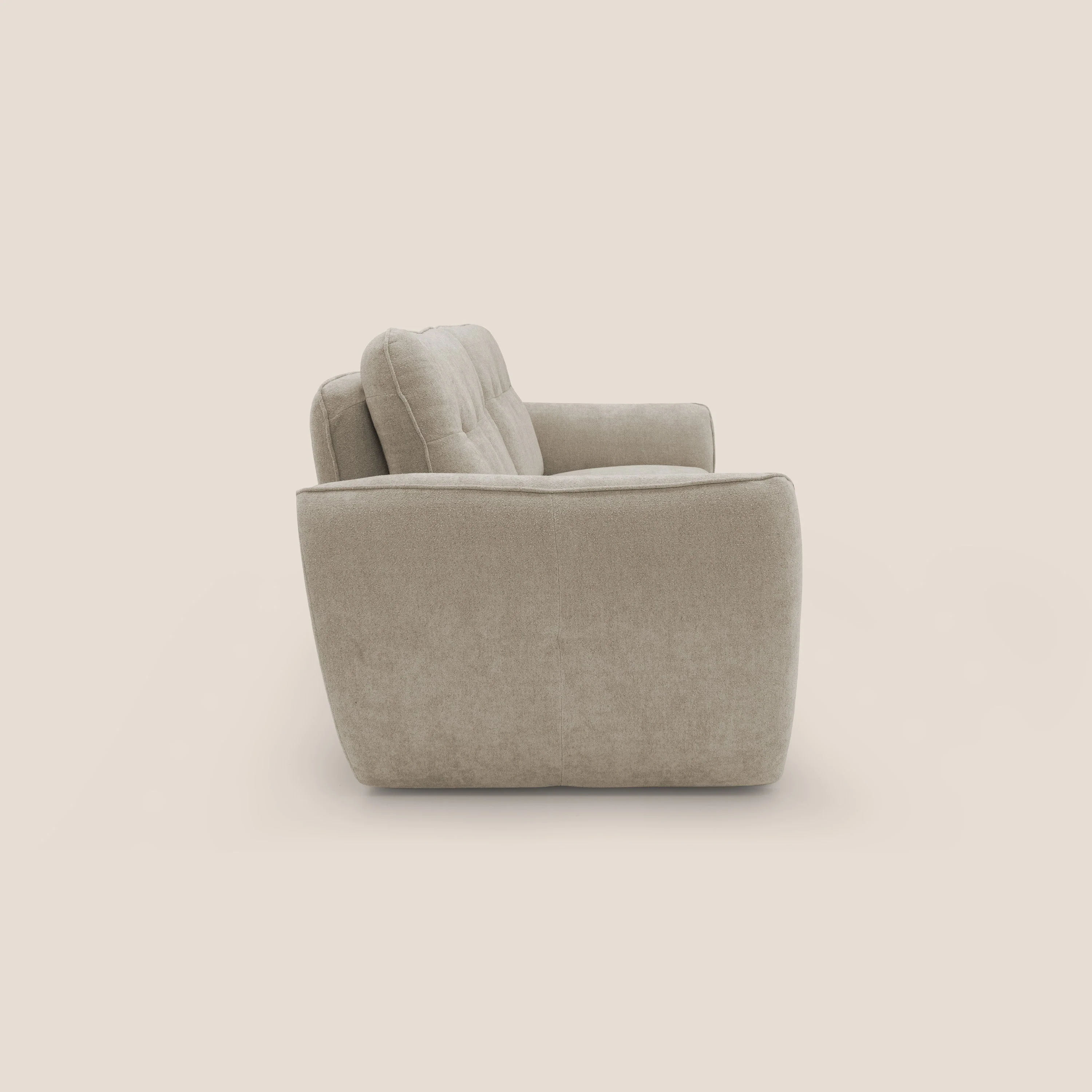 Cerbero canapé 2 ou 3 places en bouclette douce imperméable T07 beige - Image 6