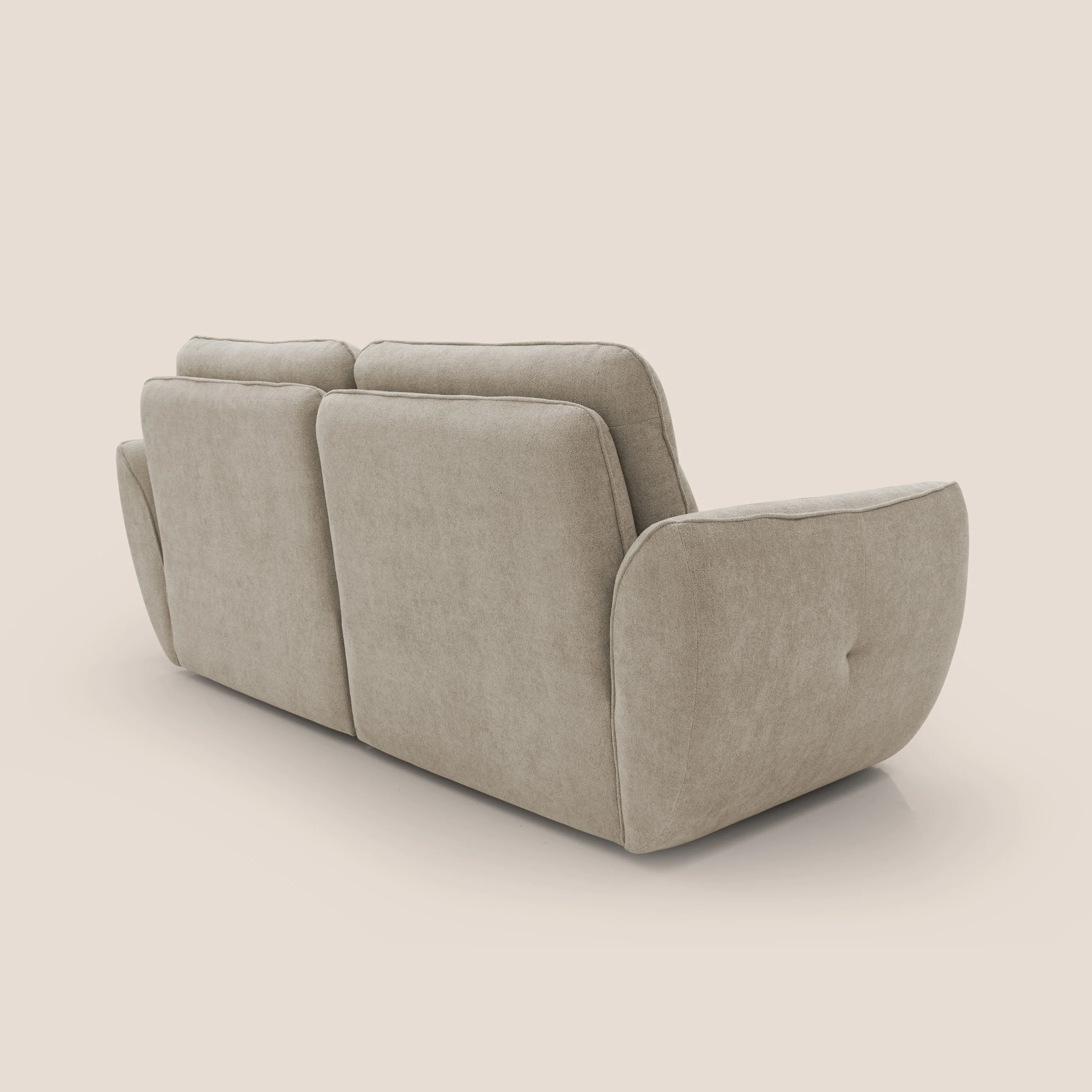 Cerbero canapé 2 ou 3 places en bouclette douce imperméable T07 beige - Image 7
