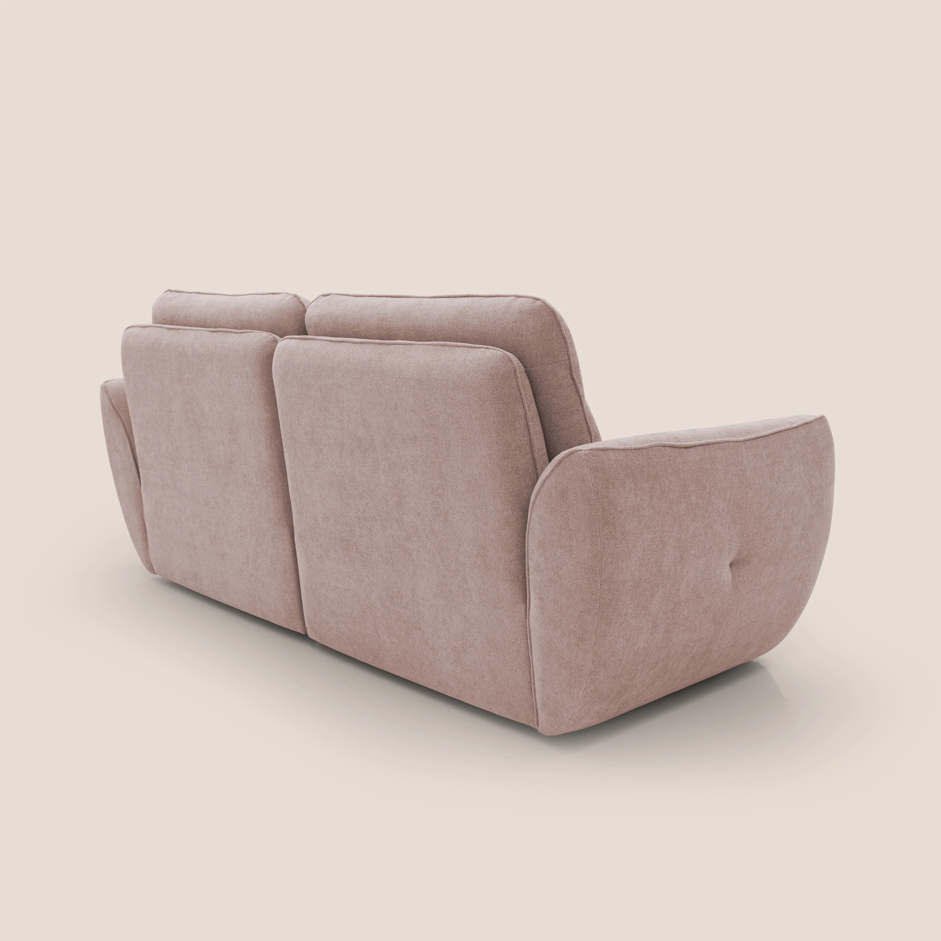 Cerbero canapé 2 ou 3 places en bouclette douce imperméable T07 rose - Image 7